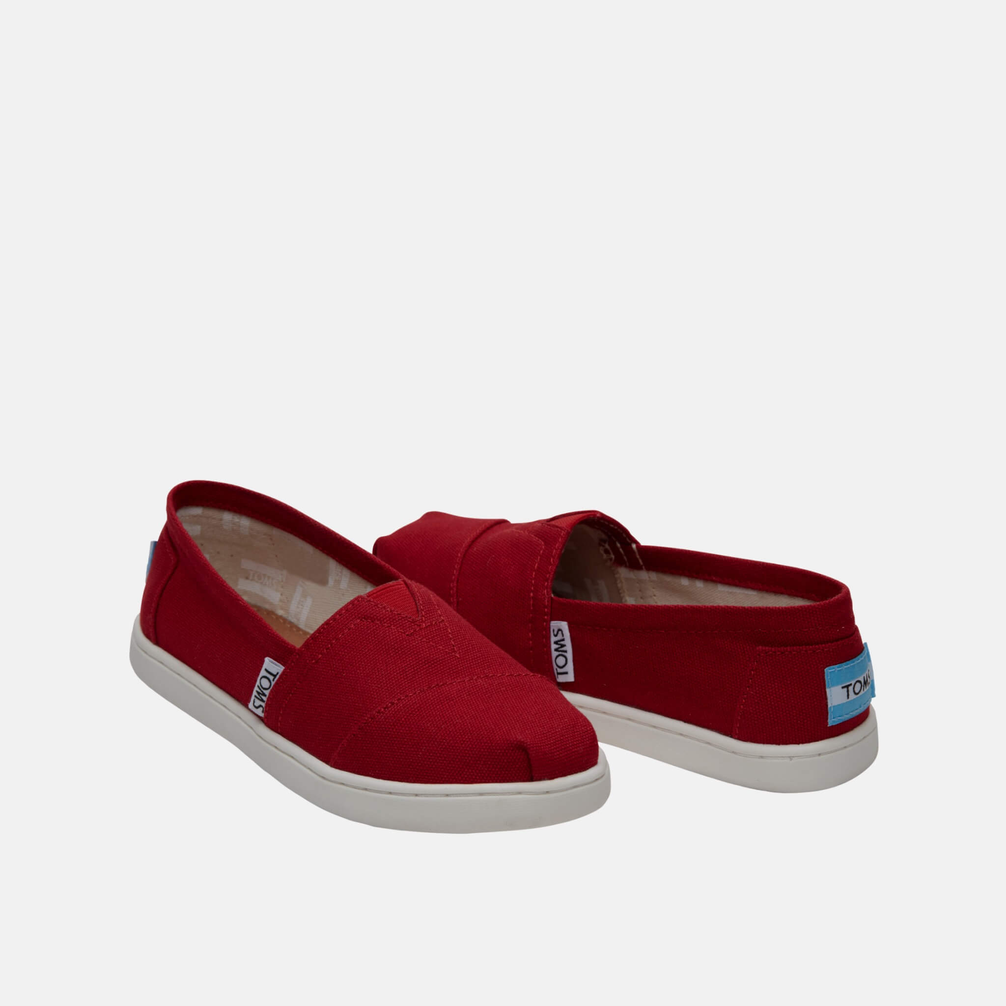 Dětské červené TOMS Core Classics Youth Alpargata