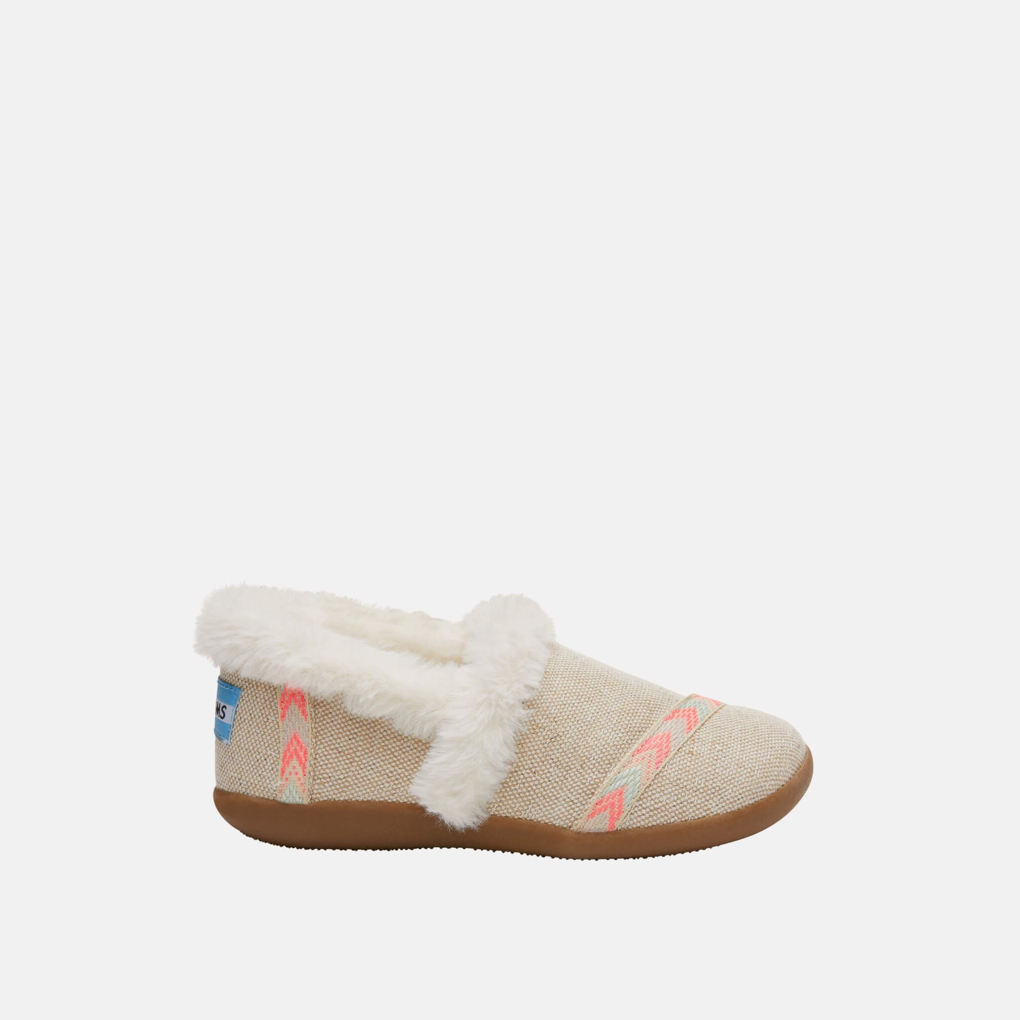 Dětské krémové bačkory TOMS Youth Burlap