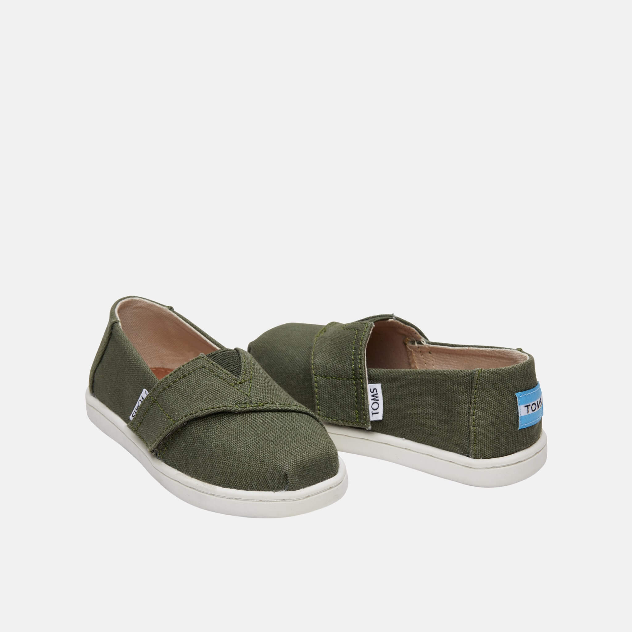 Dětské zelené TOMS Pine Seasonal Classics Tiny Alpargata