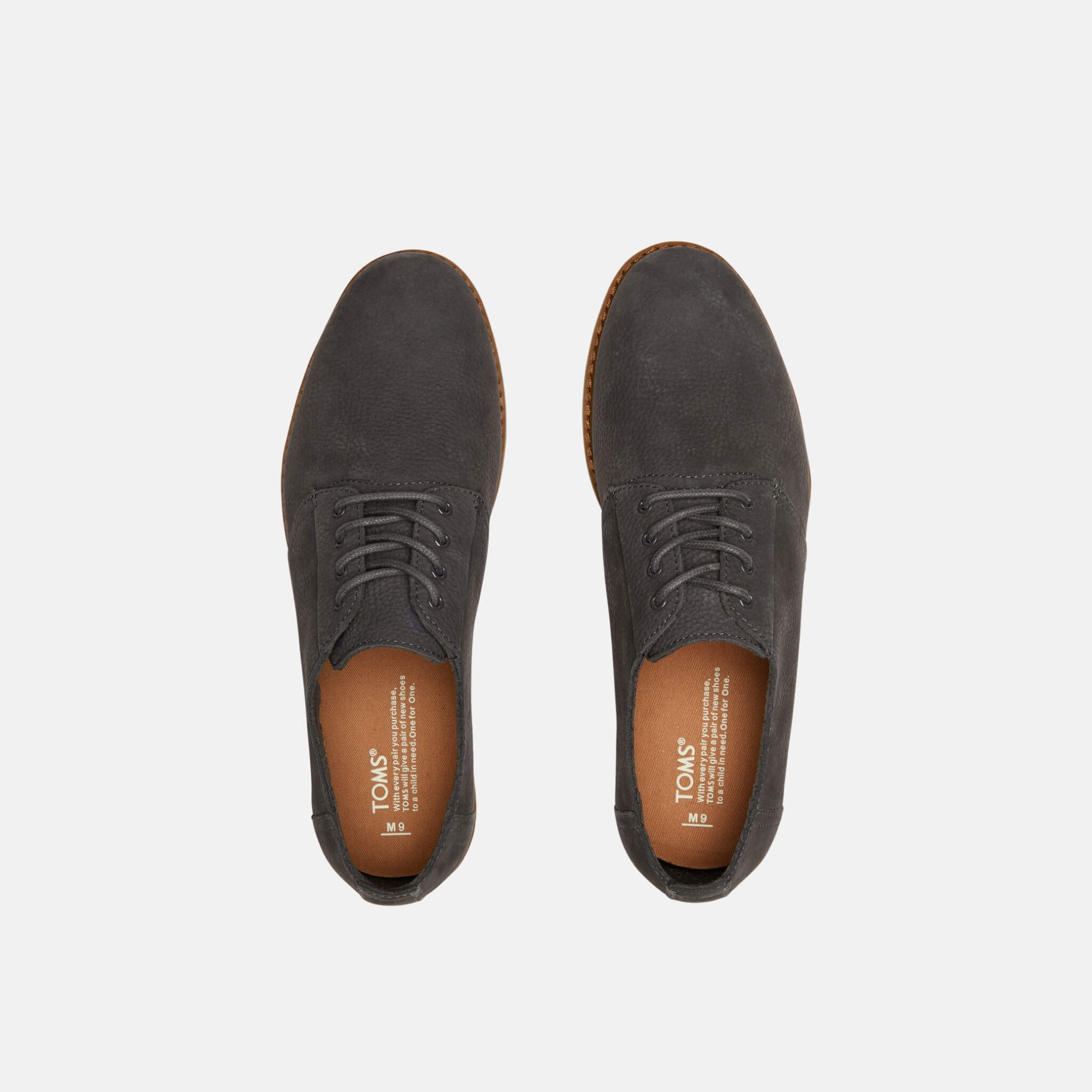 Pánské šedomodré polobotky TOMS Nubuck Preston