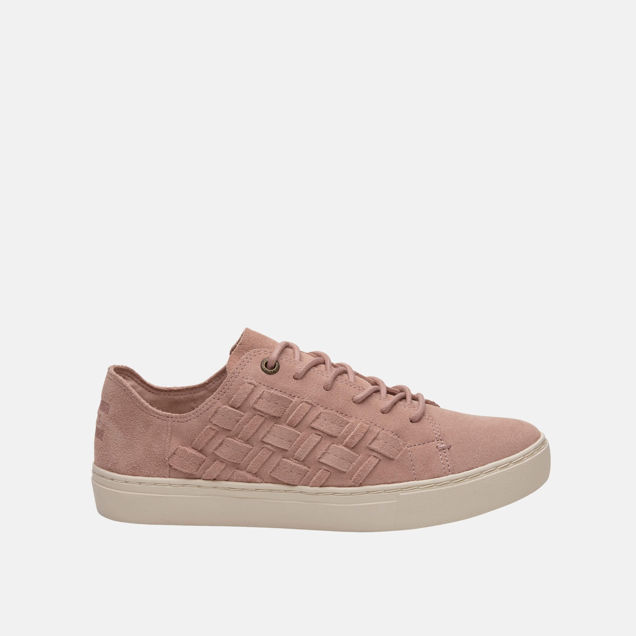 Dámské růžové tenisky TOMS Suede Basketweave Lenox