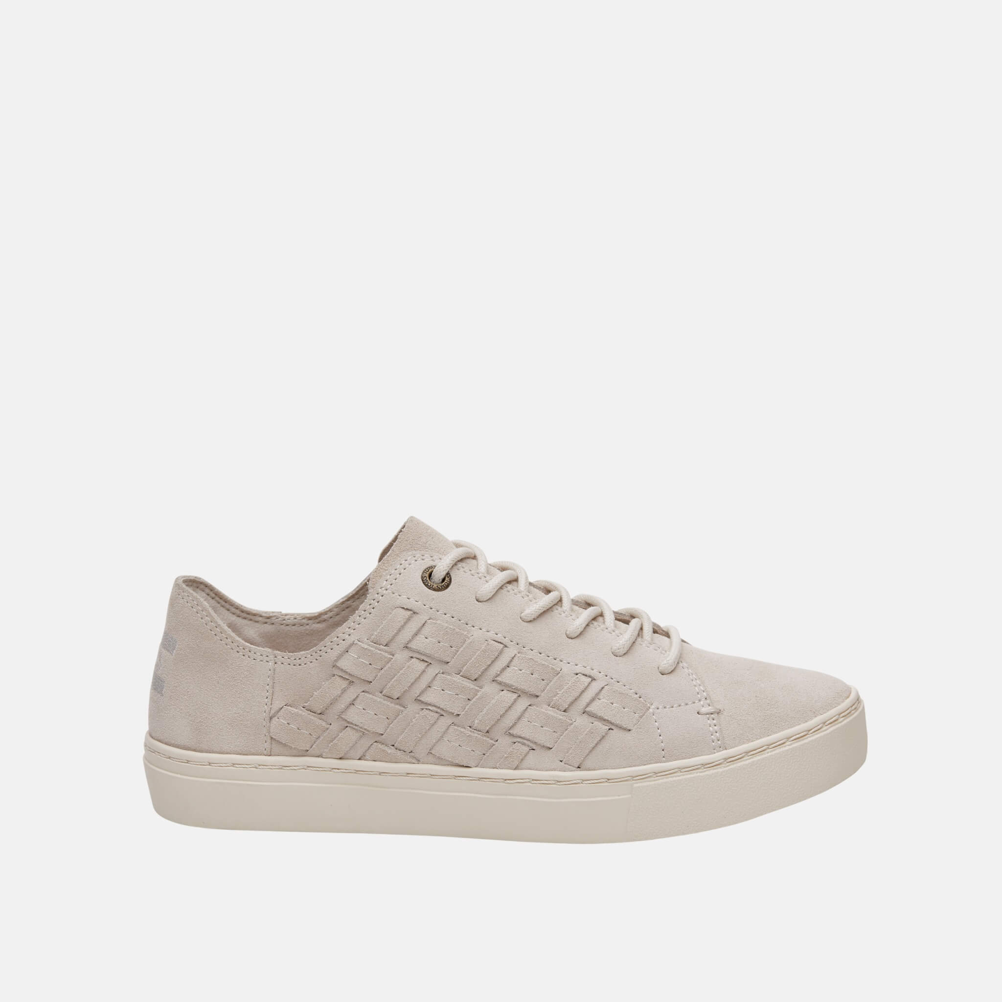 Dámské béžové tenisky TOMS Suede Basketweave Lenox