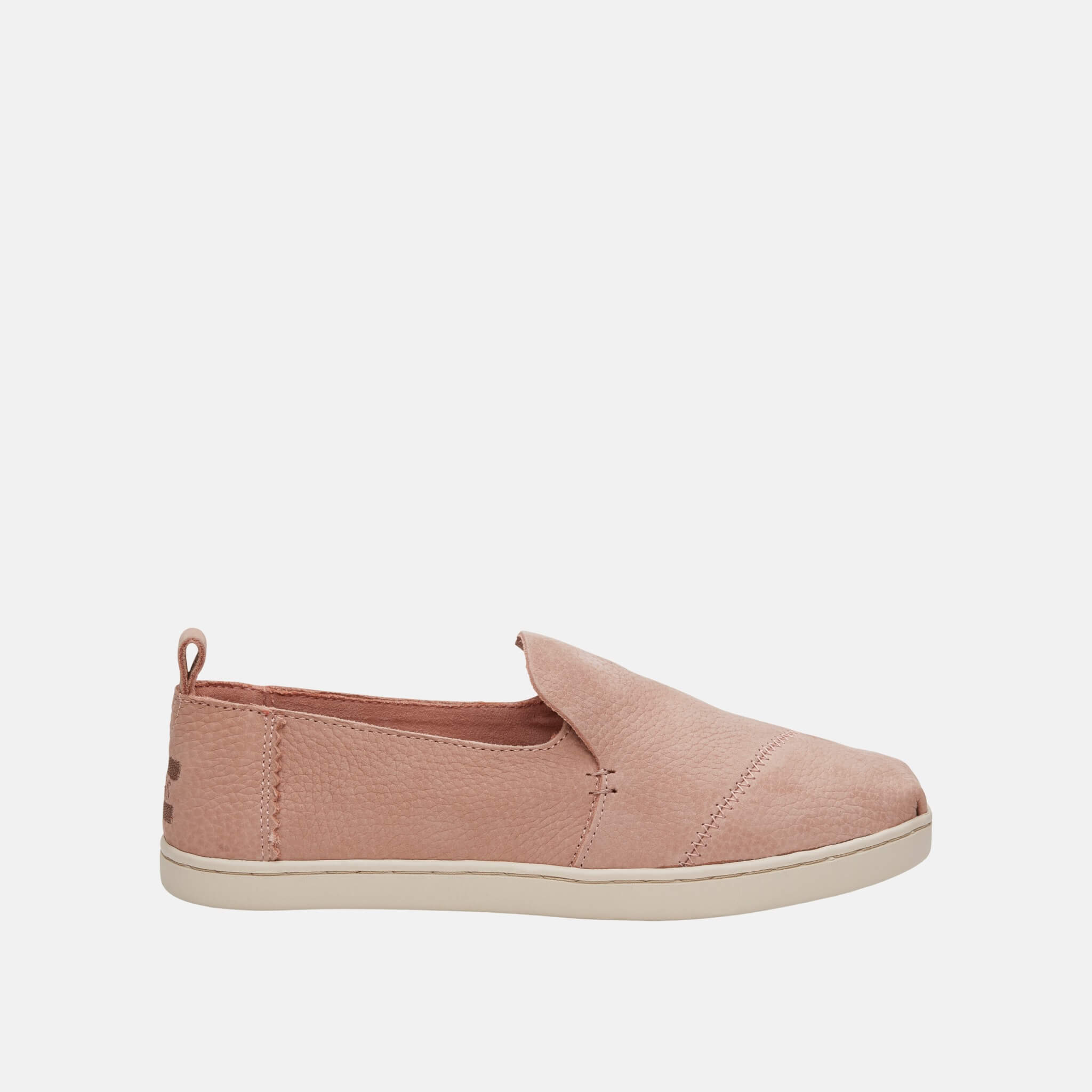 Dámské růžové TOMS Nubuck Deconstructed Alpargata