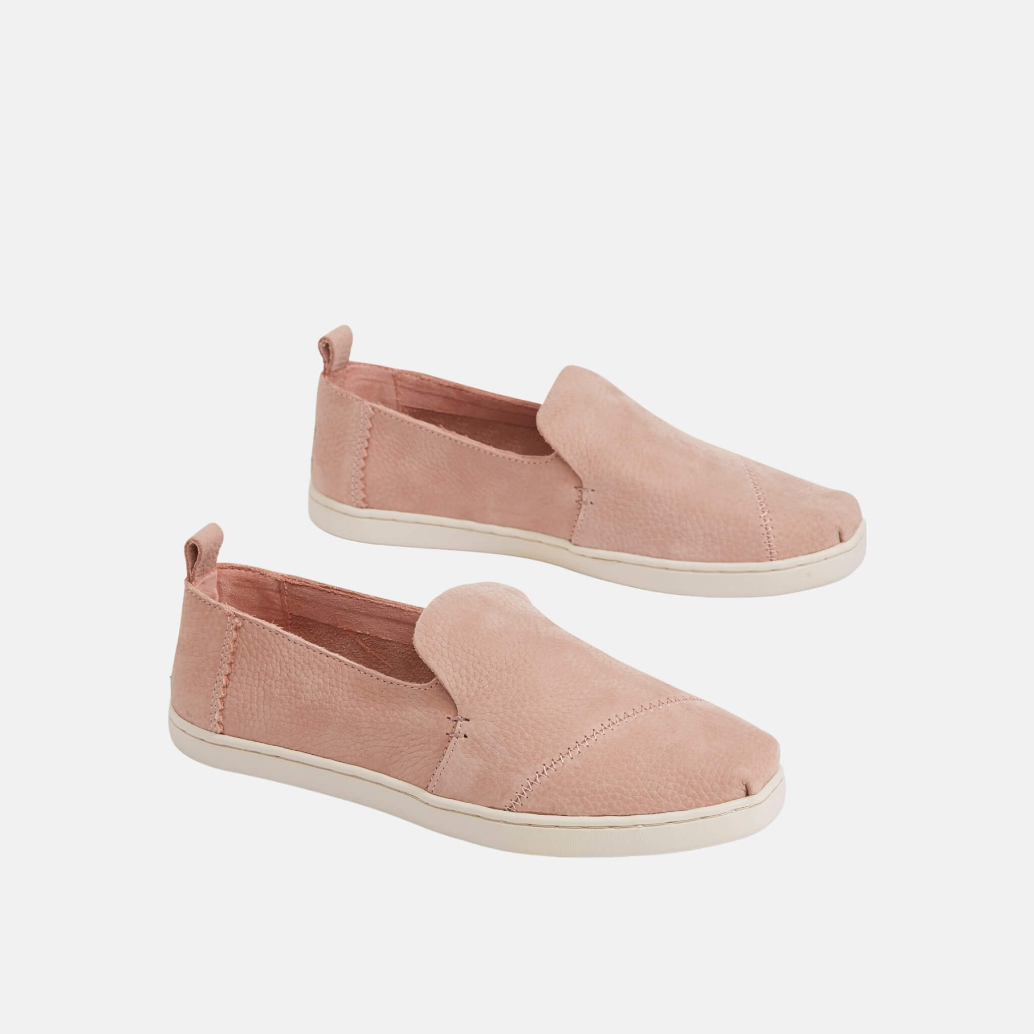 Dámské růžové TOMS Nubuck Deconstructed Alpargata