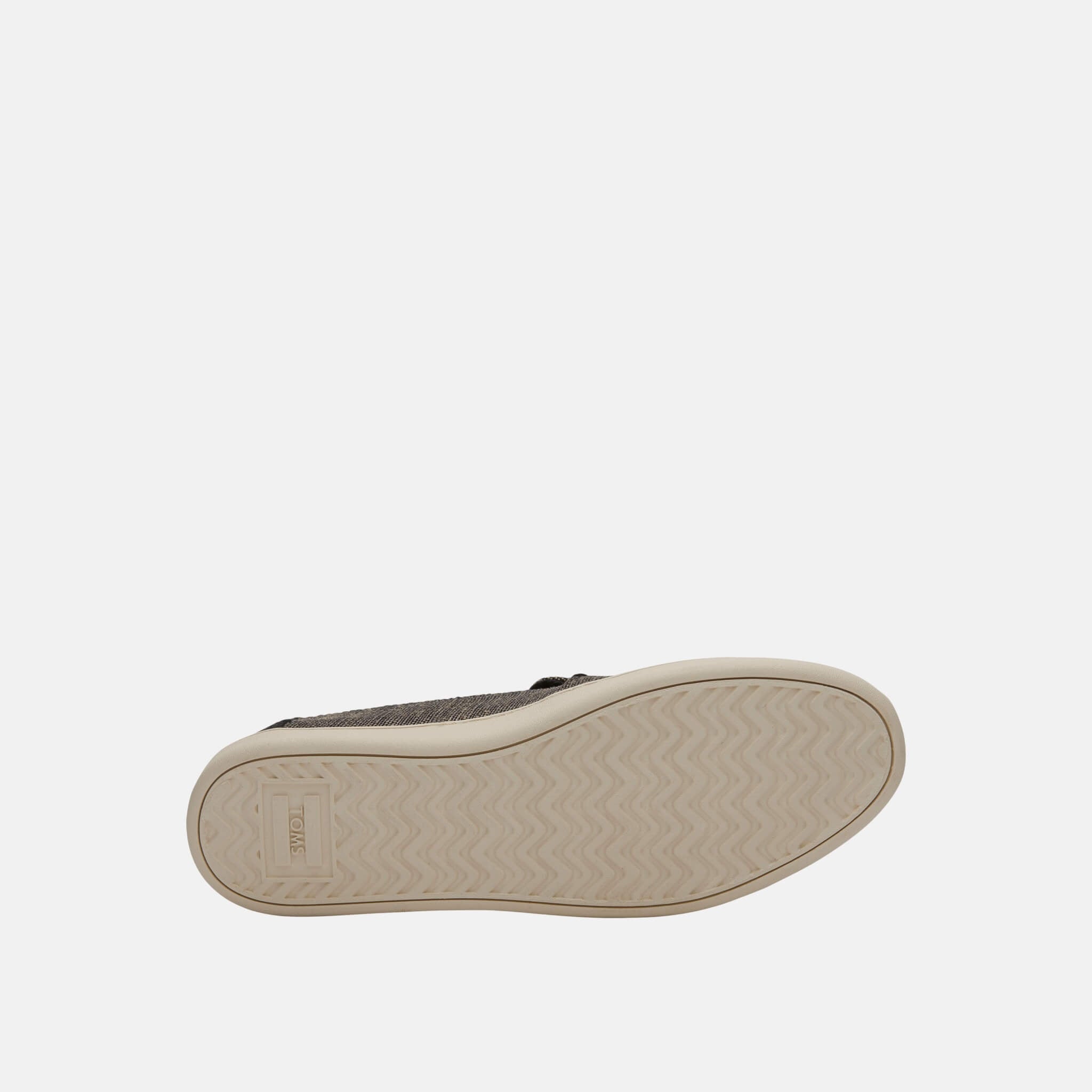 Dámské černé metalické slipony TOMS  Deconstructed Alpargata Slip On