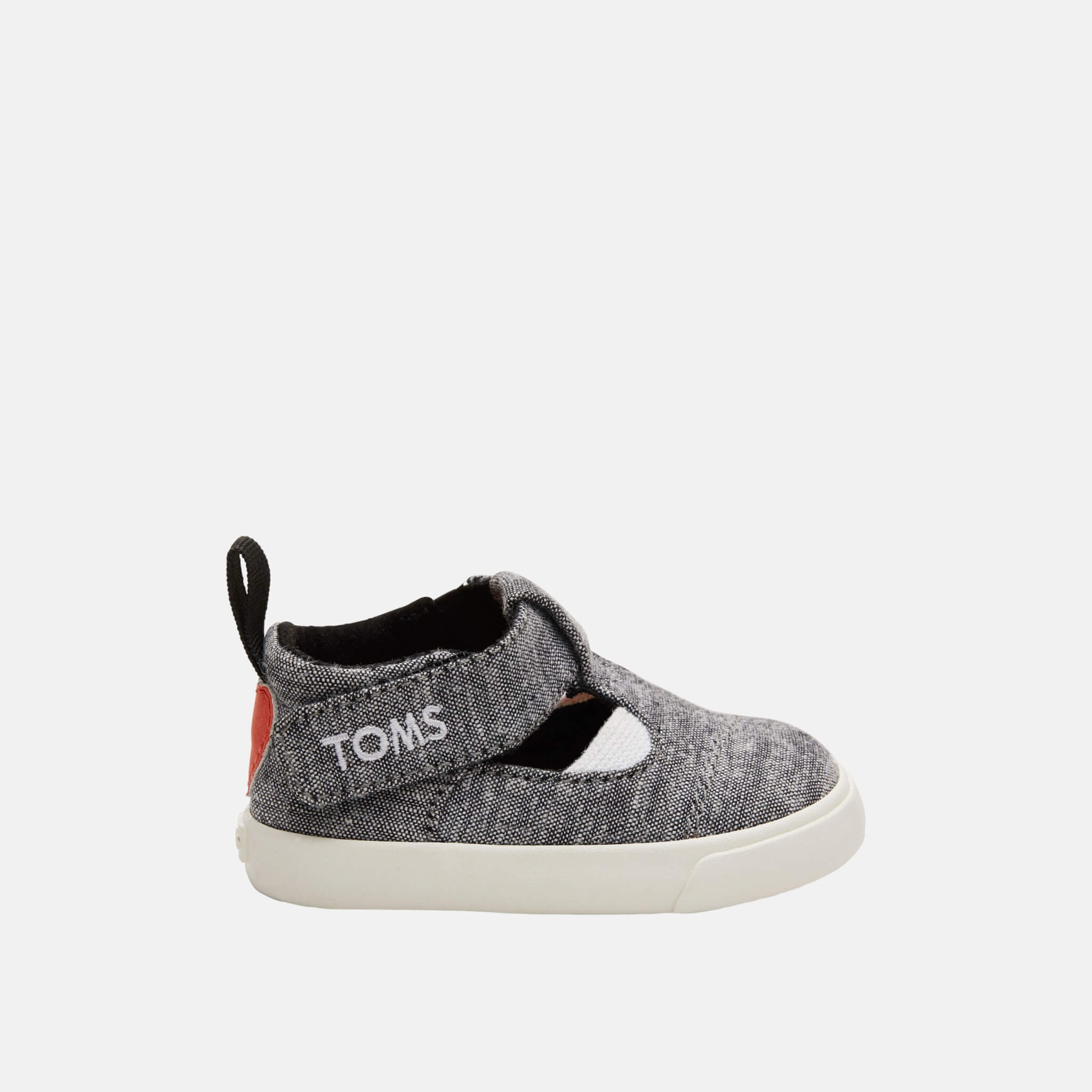 Dětské šedé botičky TOMS Tiny Sweetheart Early Walker Joon Flats