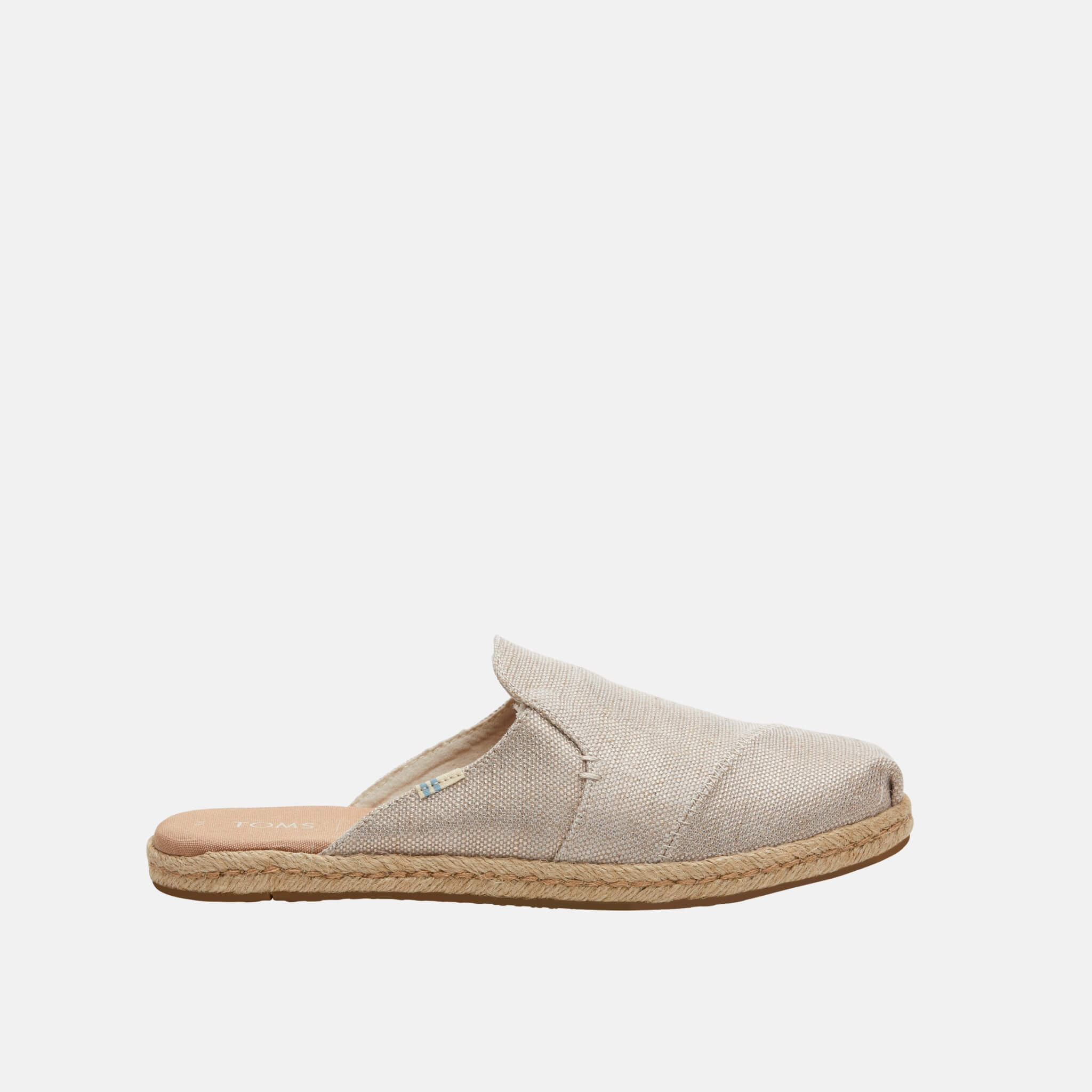 Dámské béžové pantofle TOMS Rose Gold Metallic Nova Espadrile