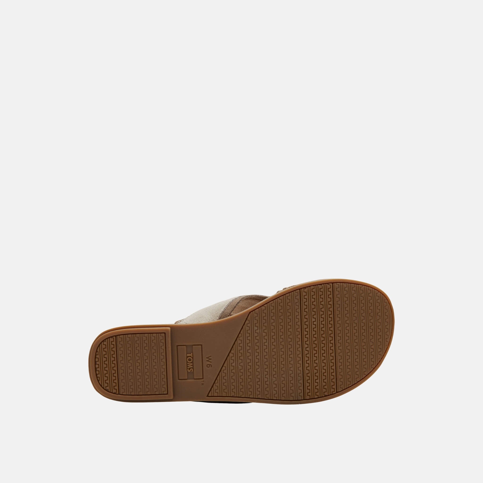 Dámské hnědé pantofle TOMS Suede Val Sandals