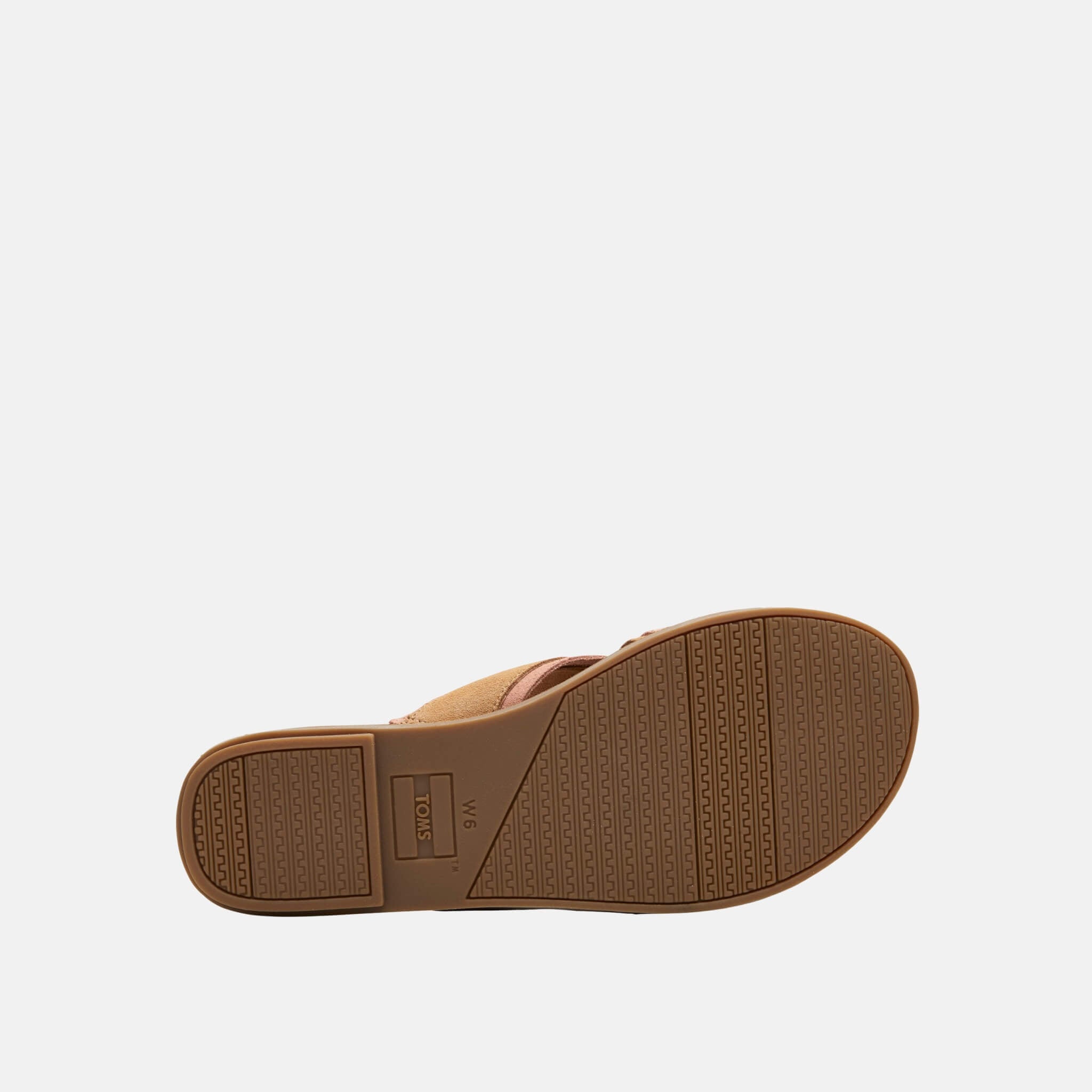 Dámské béžové pantofle TOMS Suede Val Sandals