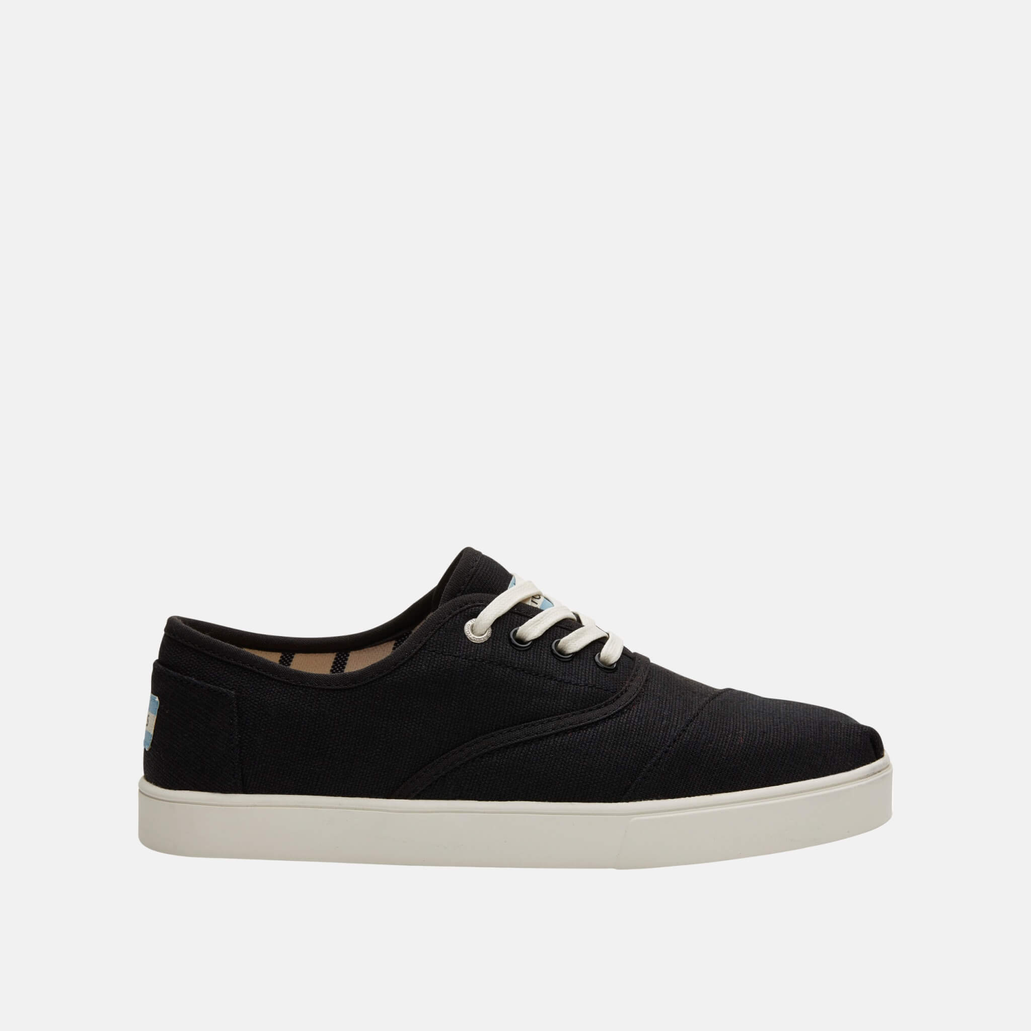 Pánské černé tenisky TOMS Black Heritage Cordones