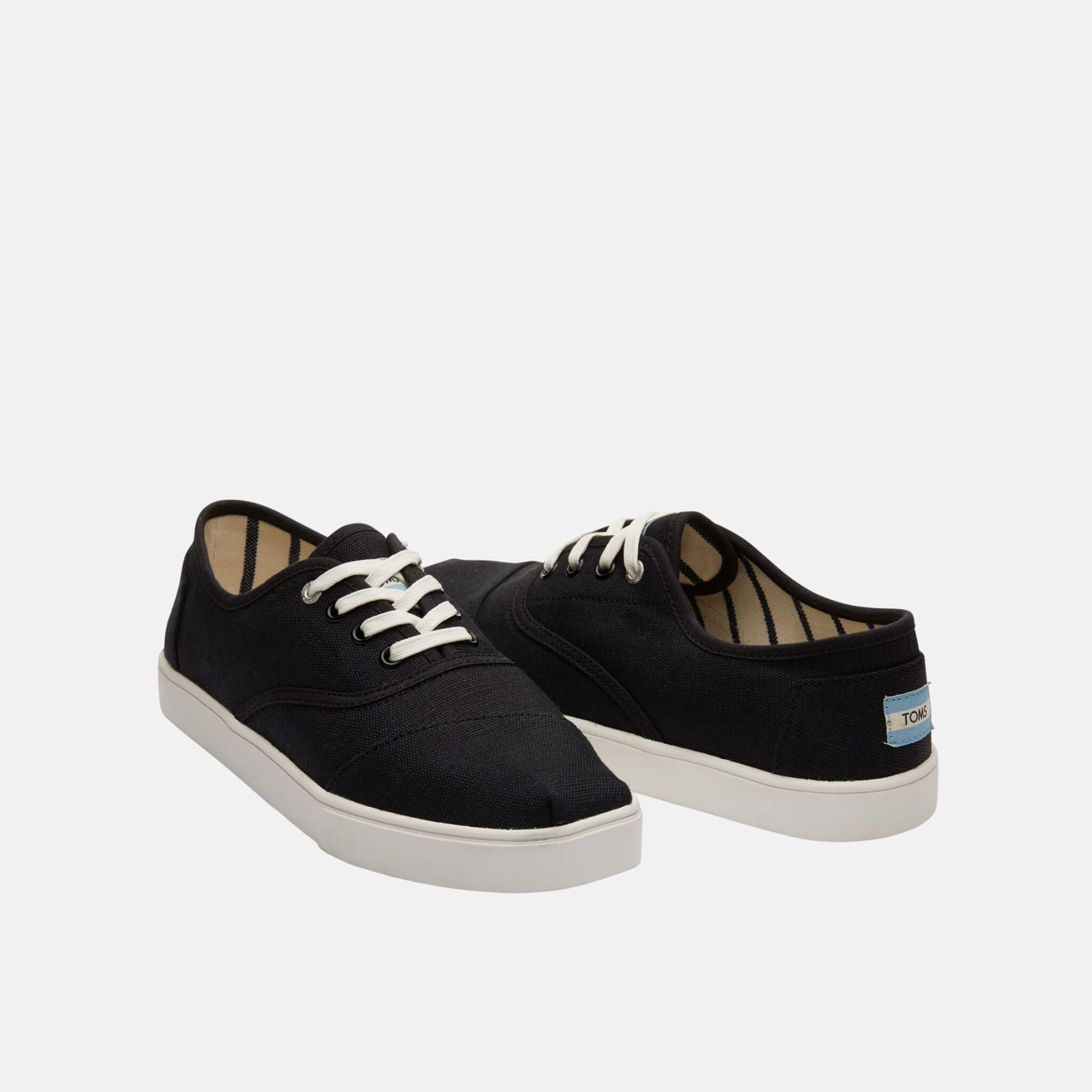 Pánské černé tenisky TOMS Black Heritage Cordones