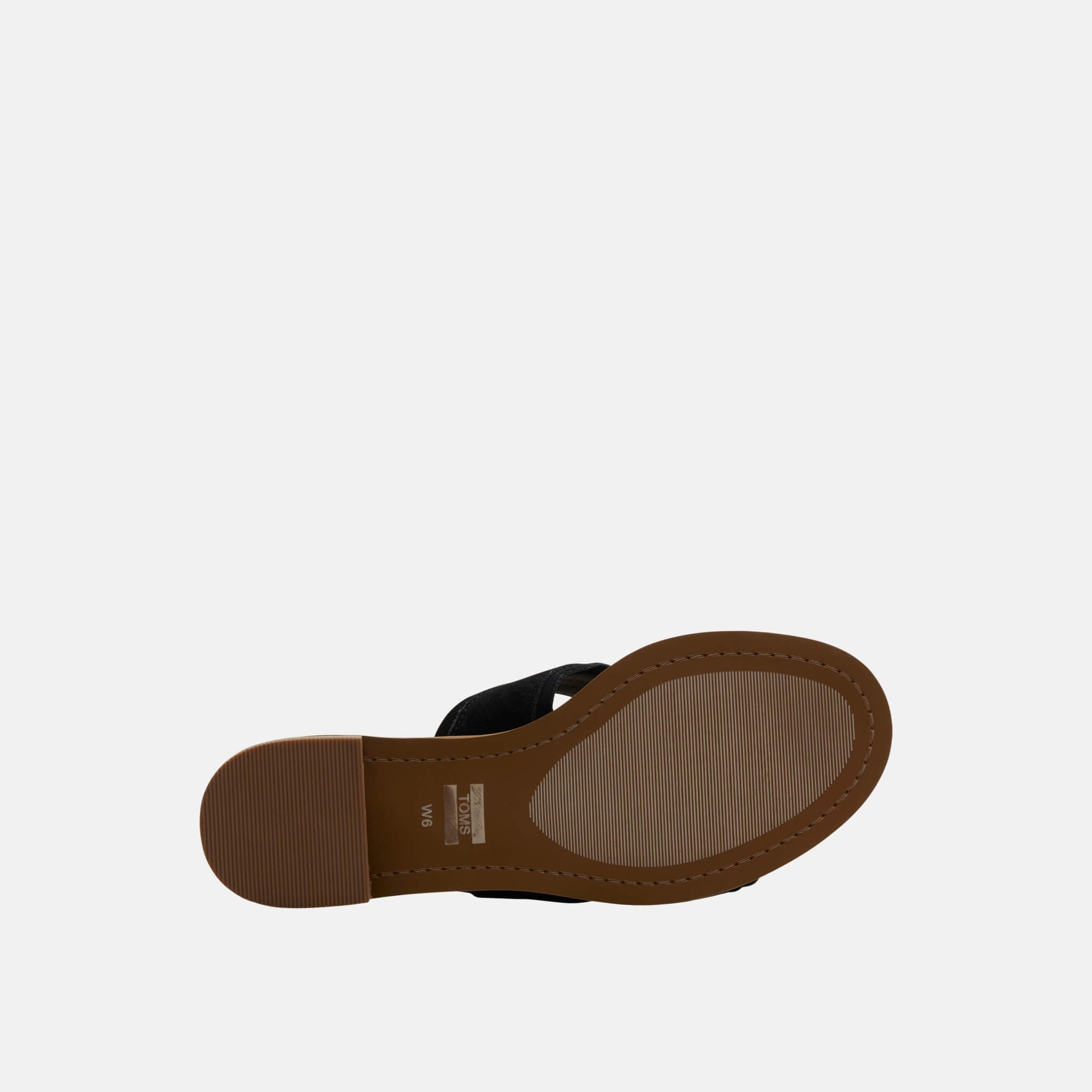 Dámské černé pantofle na podpatku TOMS Mariposa Sandals