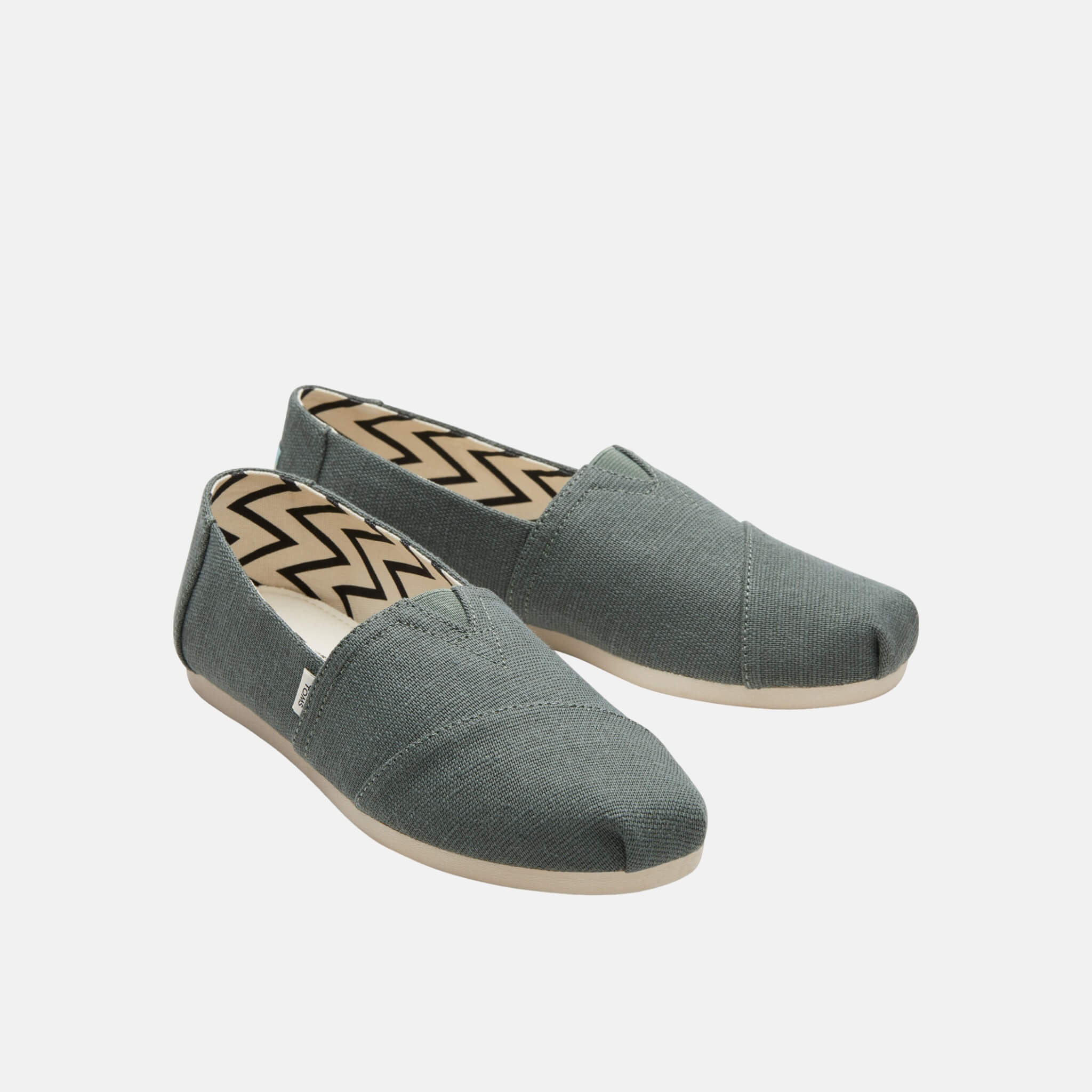 Dámské tmavě zelené espadrilky TOMS Alpargata