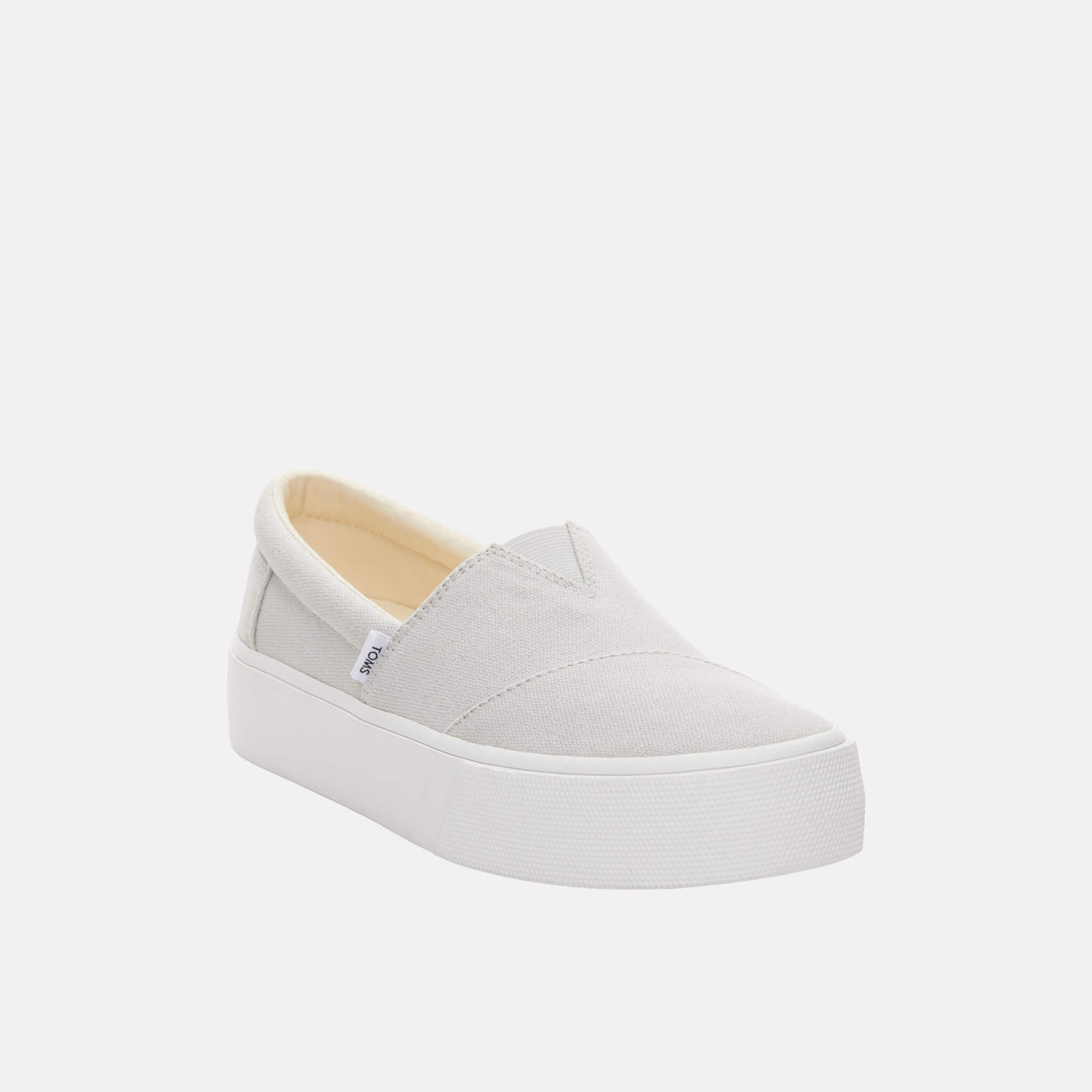 Dámské šedé slip-on TOMS Fenix Platform