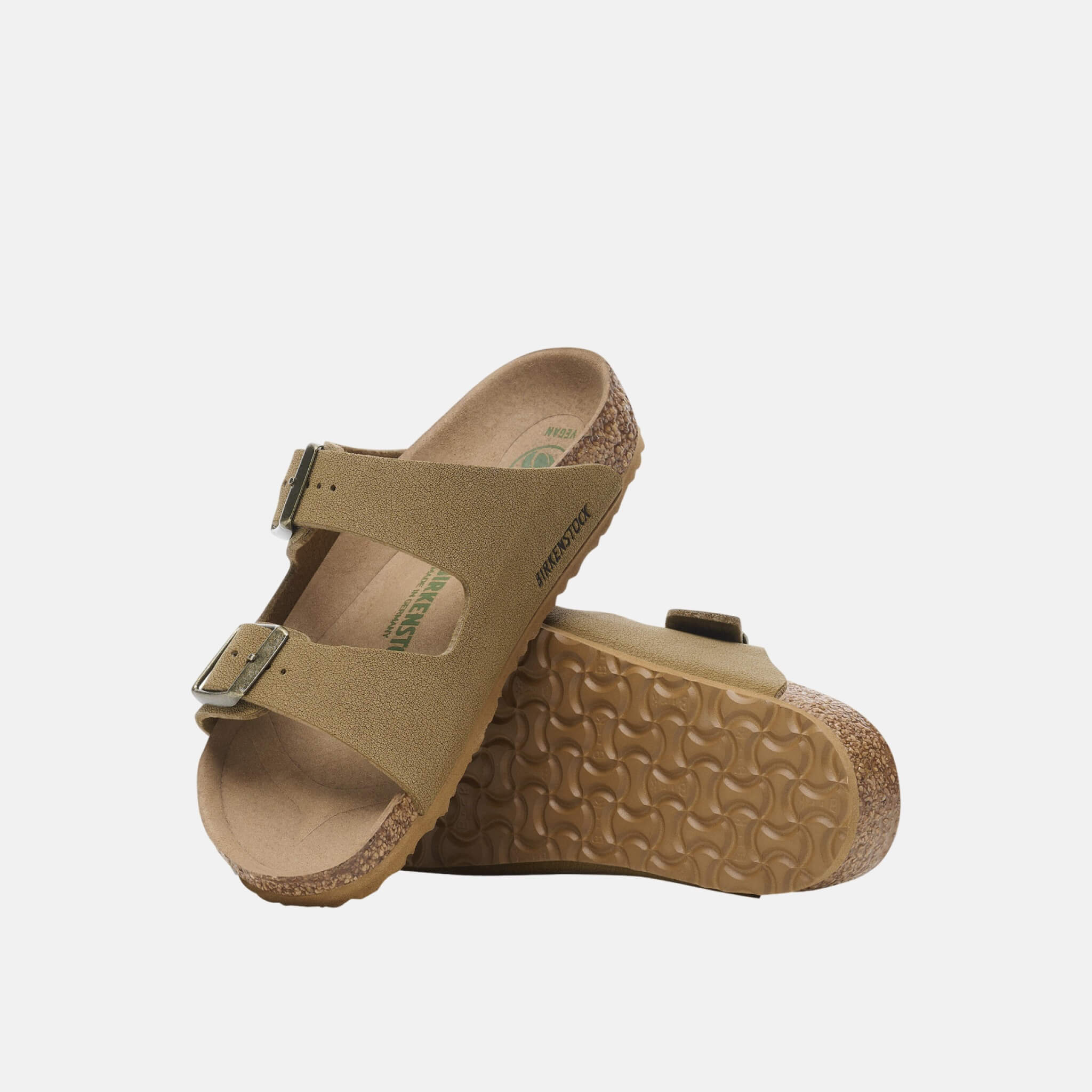 Dětské Hnědé Regular Pantofle Birkenstock Arizona Vegan