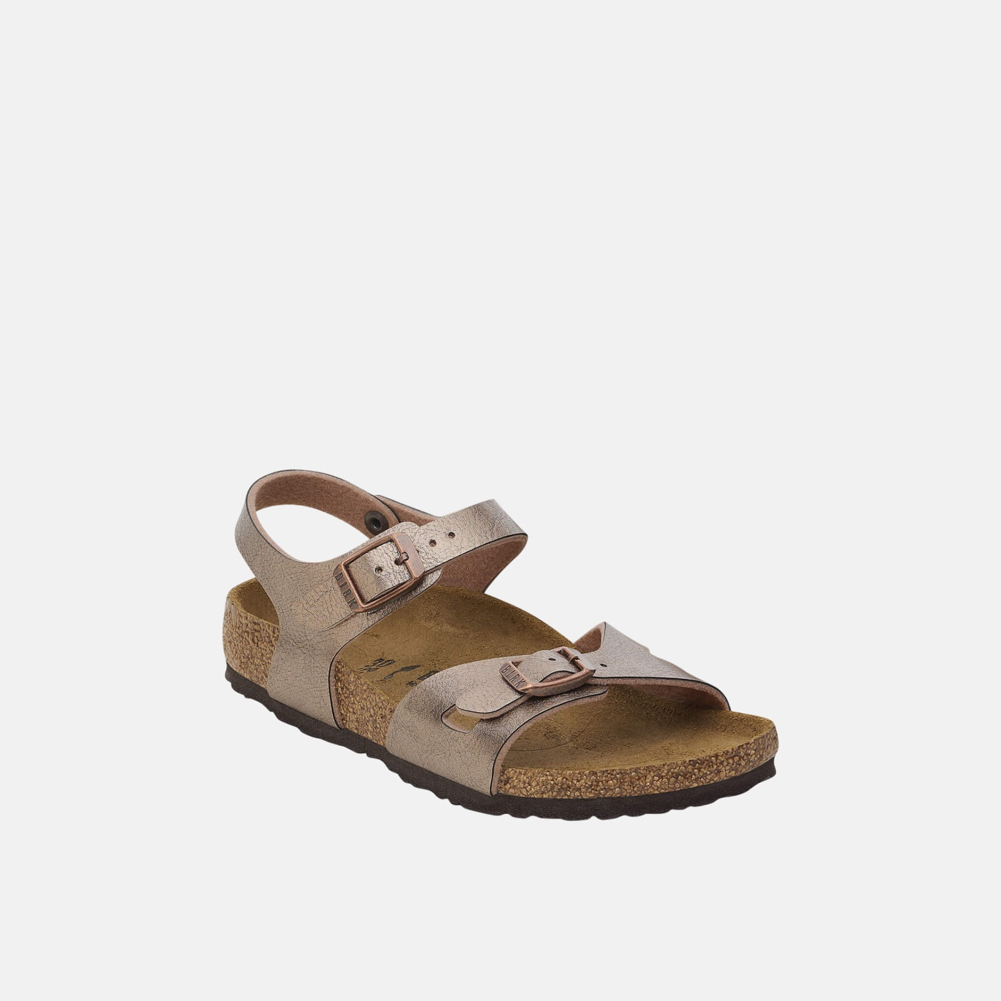 Dětské Měděné Regular Sandály Birkenstock Rio Birko-Flor