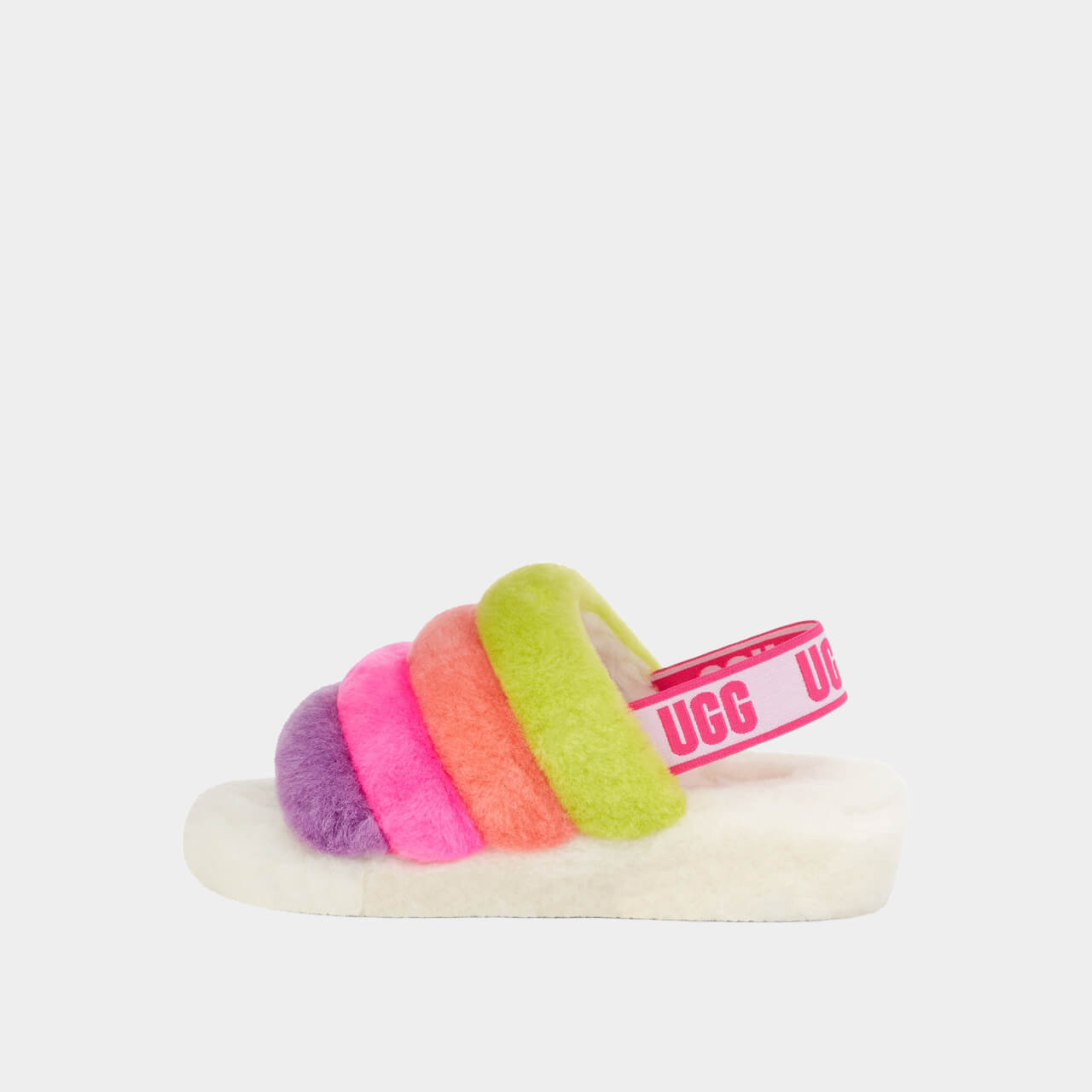 Boty UGG Fluff Yeah Slide White Multi