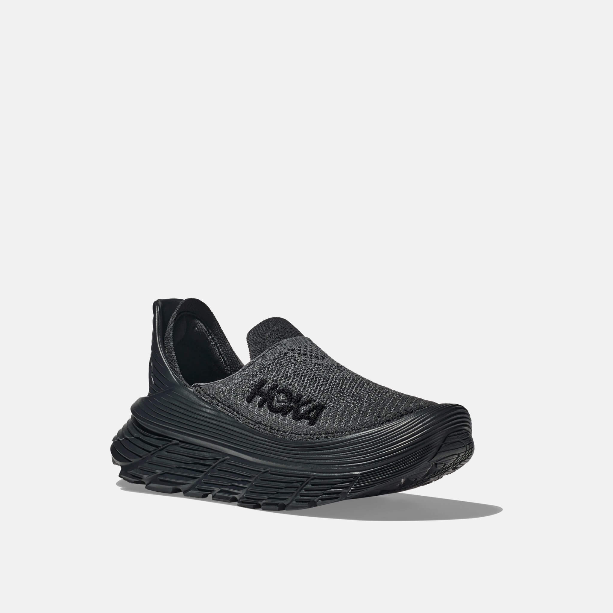 Unisex černé slip-on Hoka Restore TC