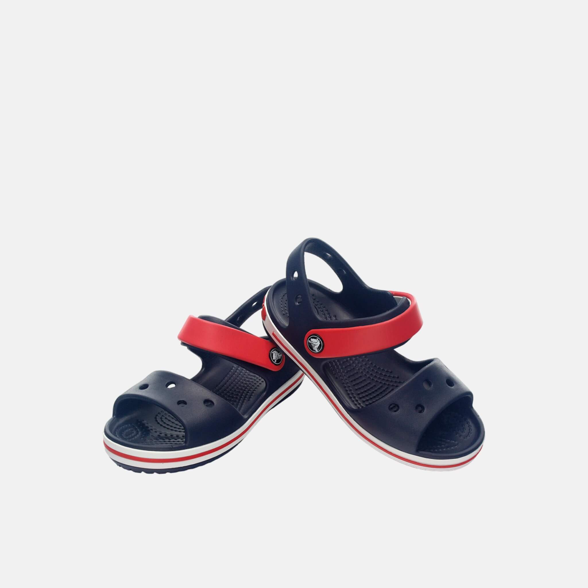 Crocband Sandal Kids Navy/Red