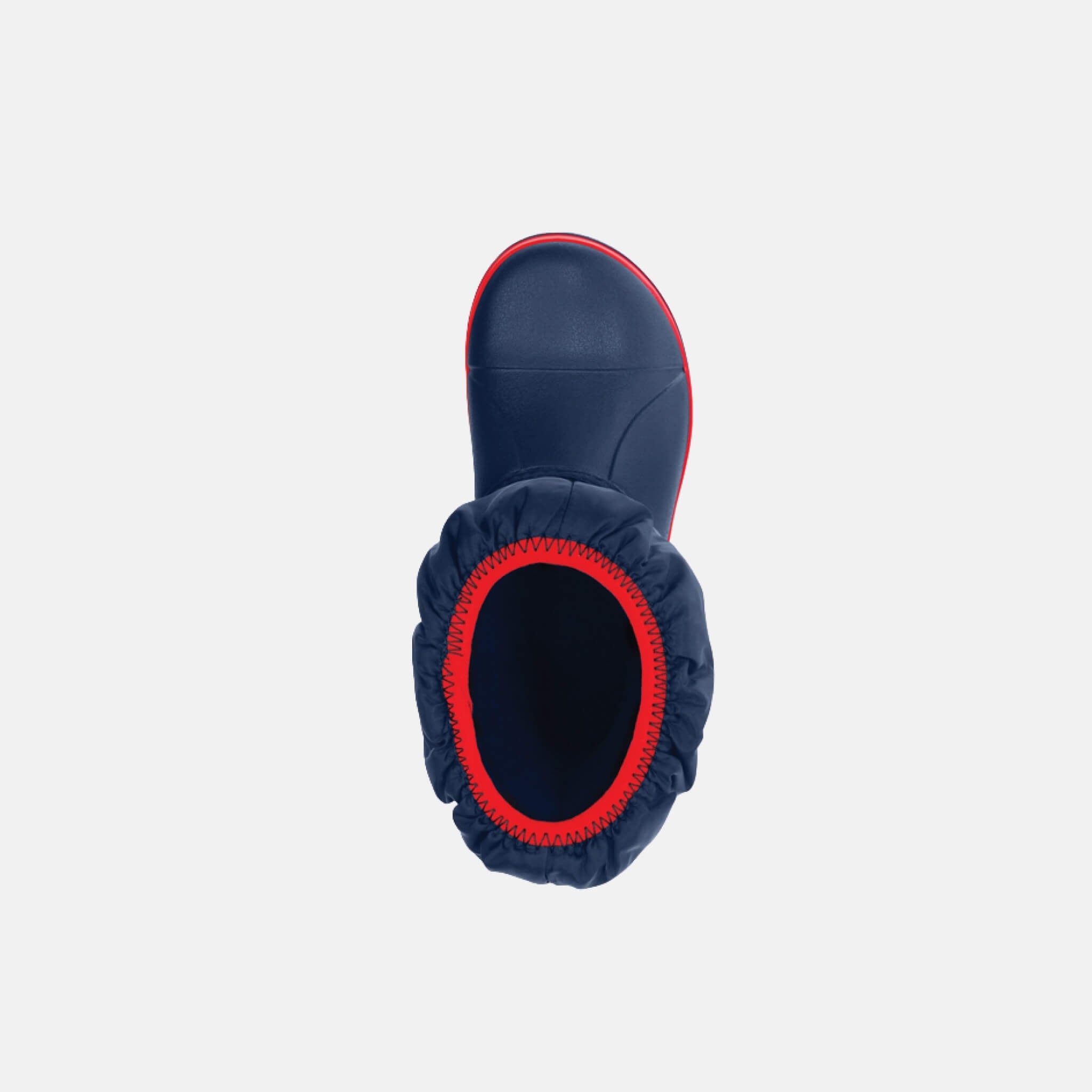 Winter Puff Boot Kids Navy/Red