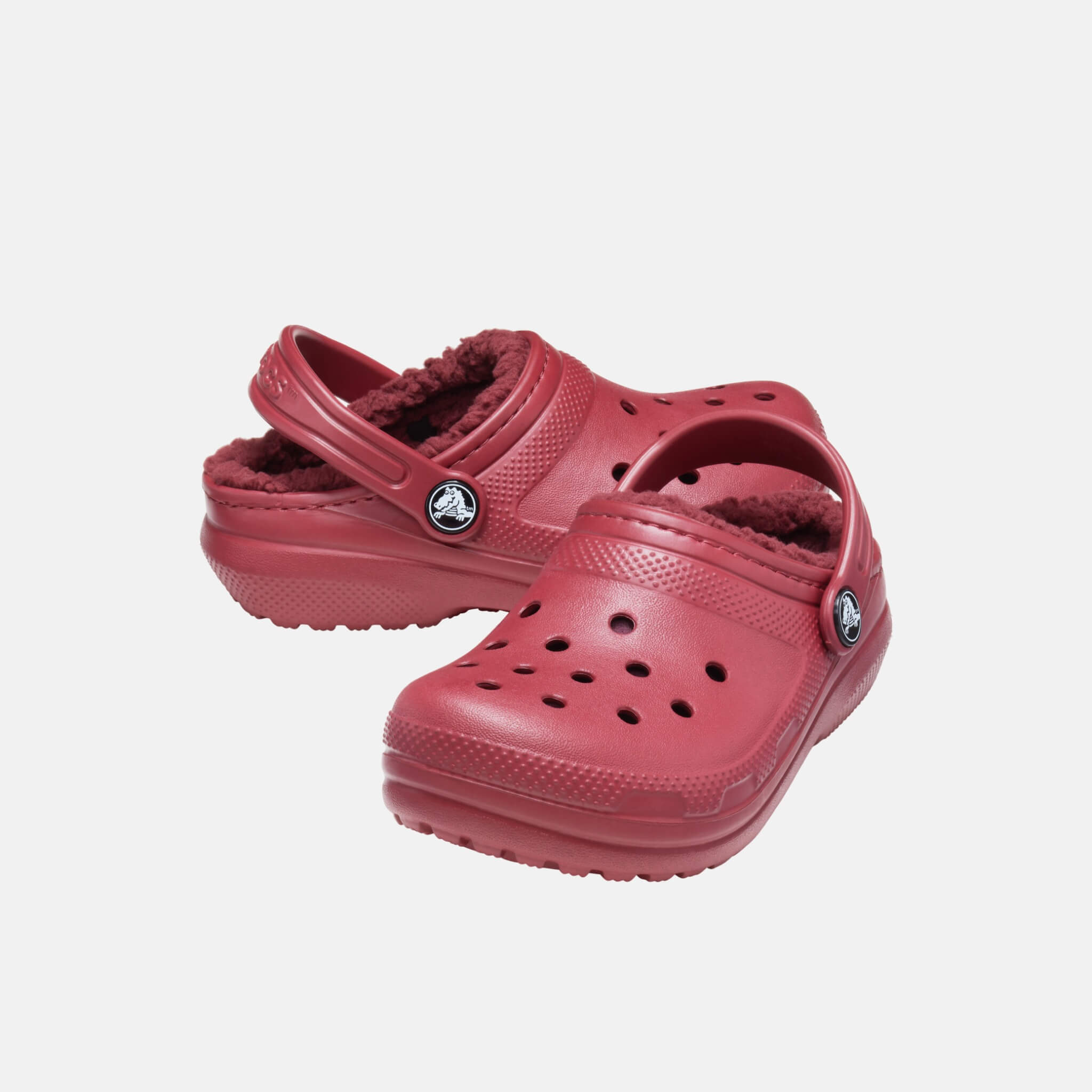 Classic Lined Clog K Brick Red