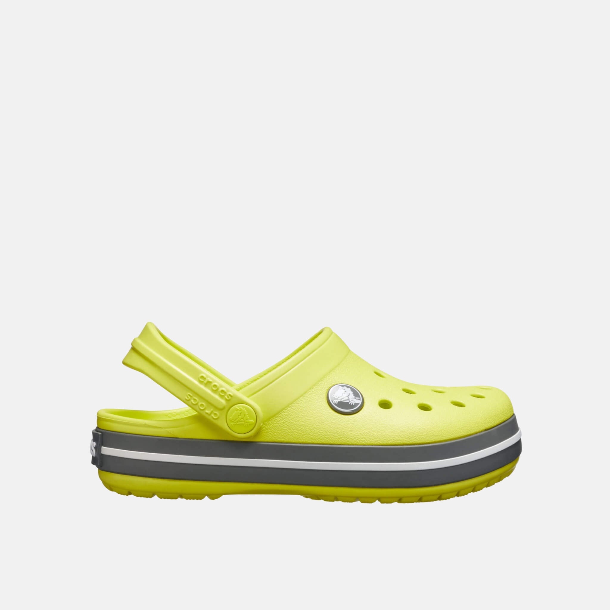 Crocband Clog K Citrus/Slate Grey