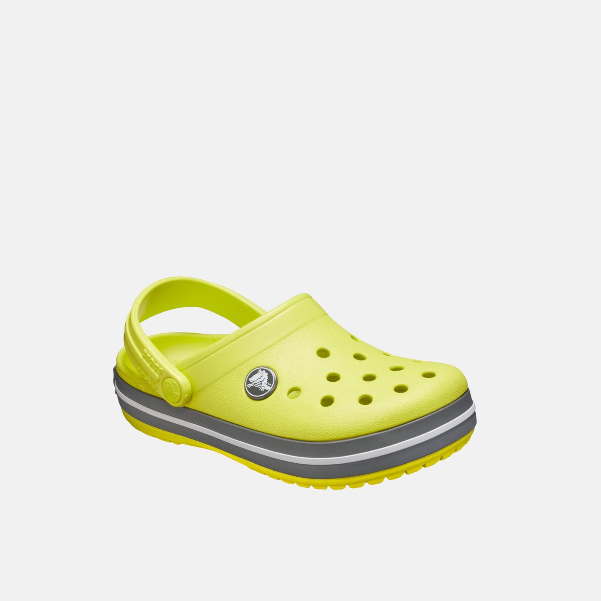 Crocband Clog K Citrus/Slate Grey