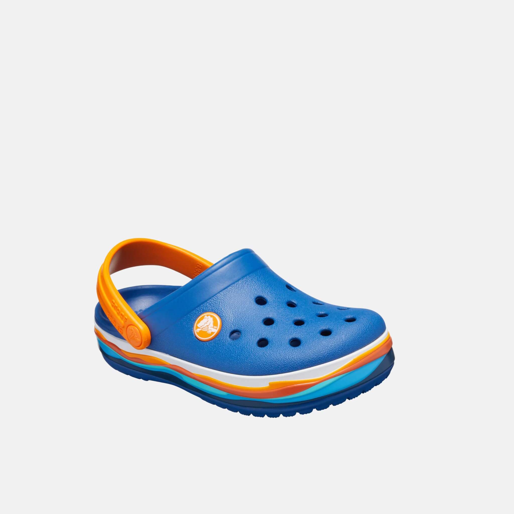 Crocband Wavy Band Clog K Blue Jean