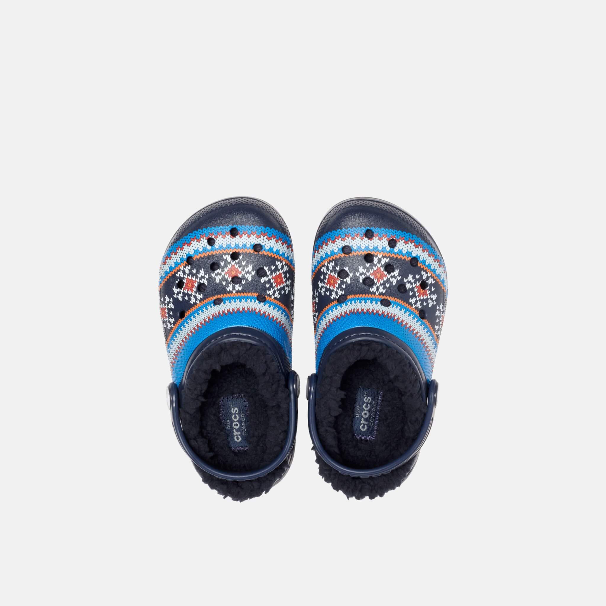 Classic Printed Lined Clog K Navy