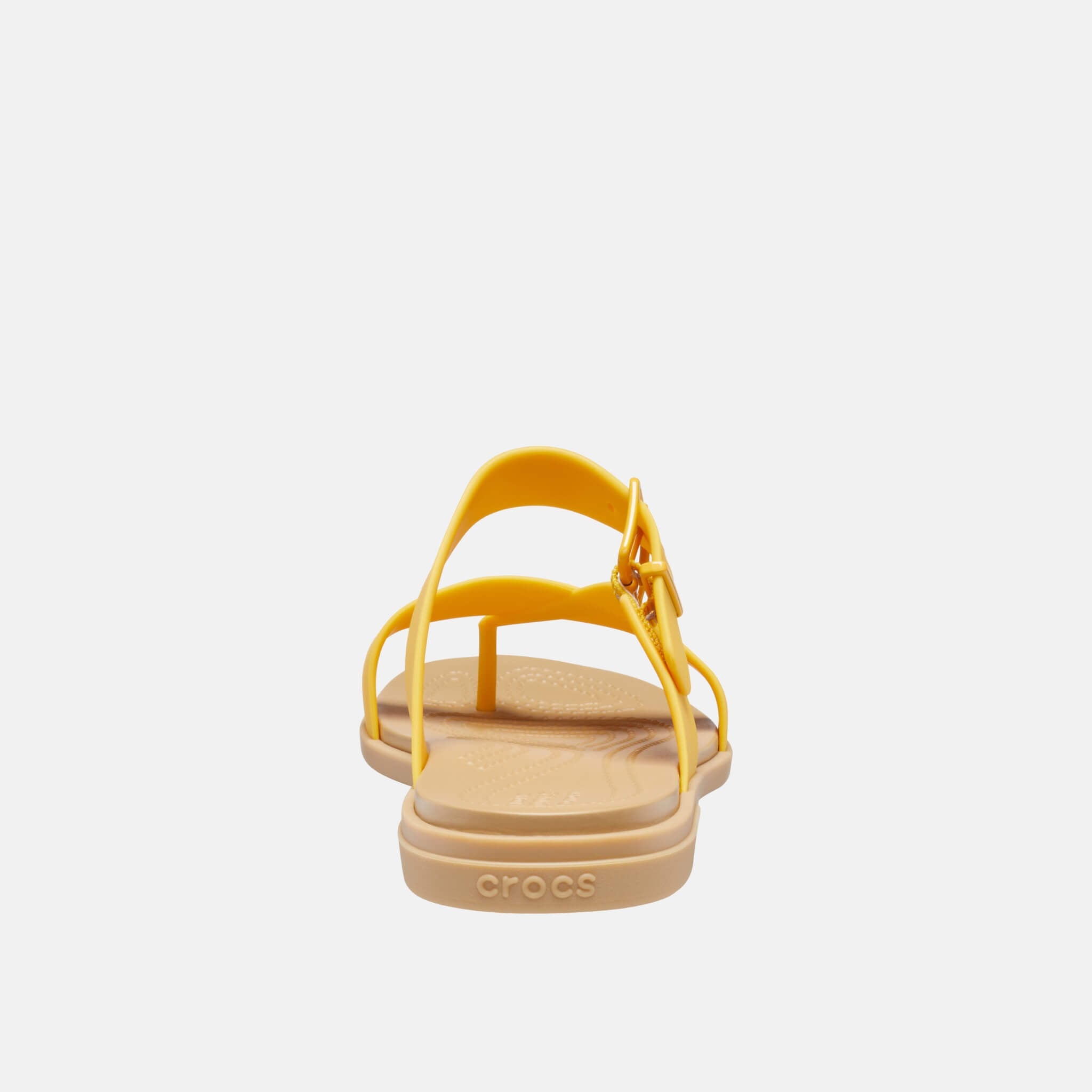 Crocs Tulum Toe Post Sandal W Canary/Tan