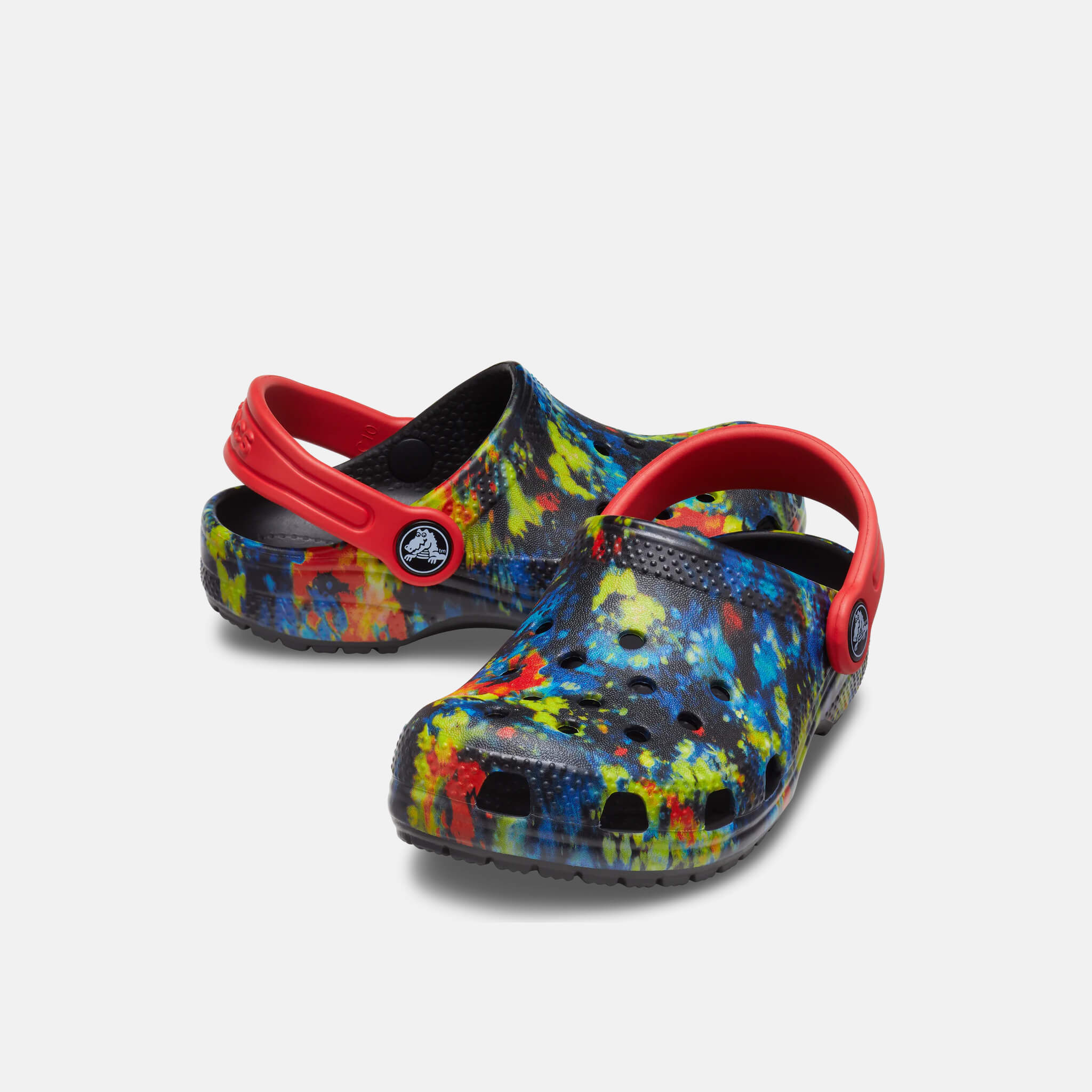 Classic Tie Dye Graphic Clog T Turq Tonic/Multi