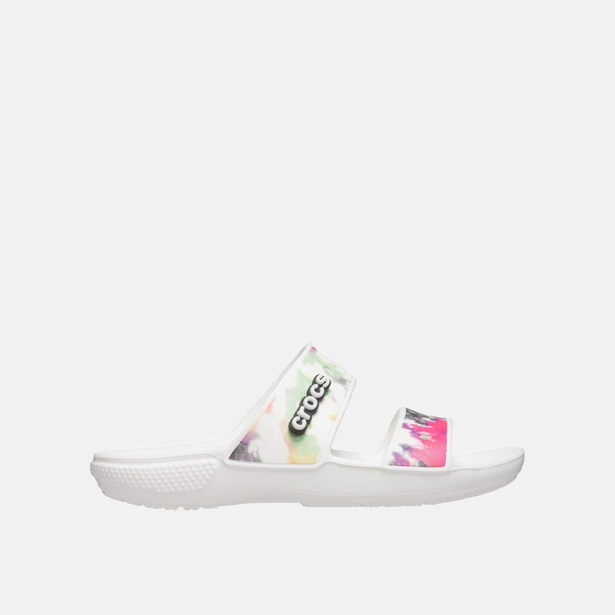 Classic Crocs Tie Dye Graphic Sandal White/Multi