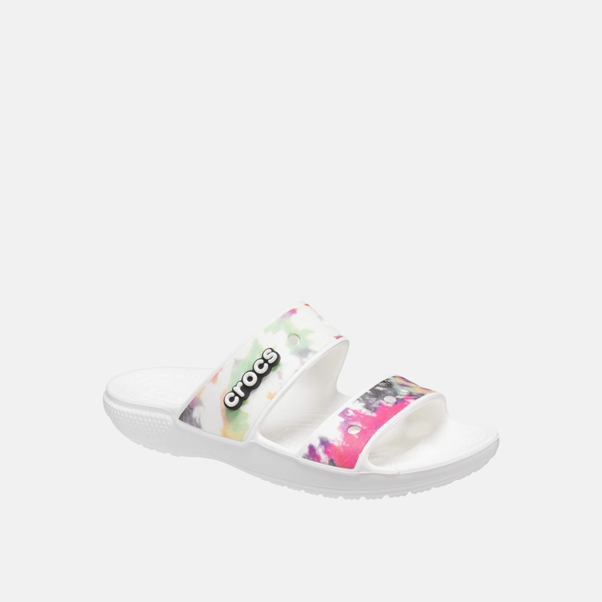 Classic Crocs Tie Dye Graphic Sandal White/Multi