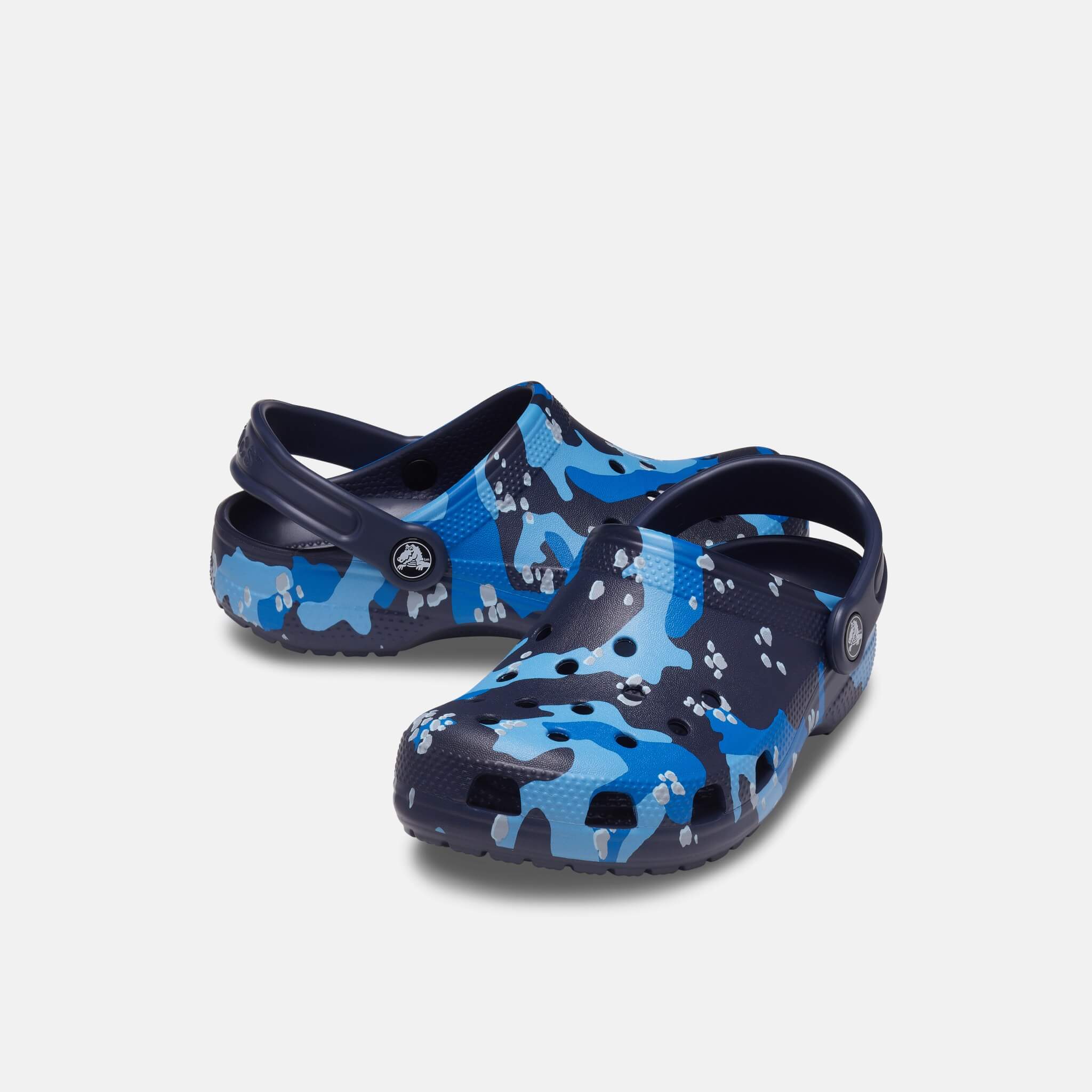 Classic Camo Clog K Navy/Multi