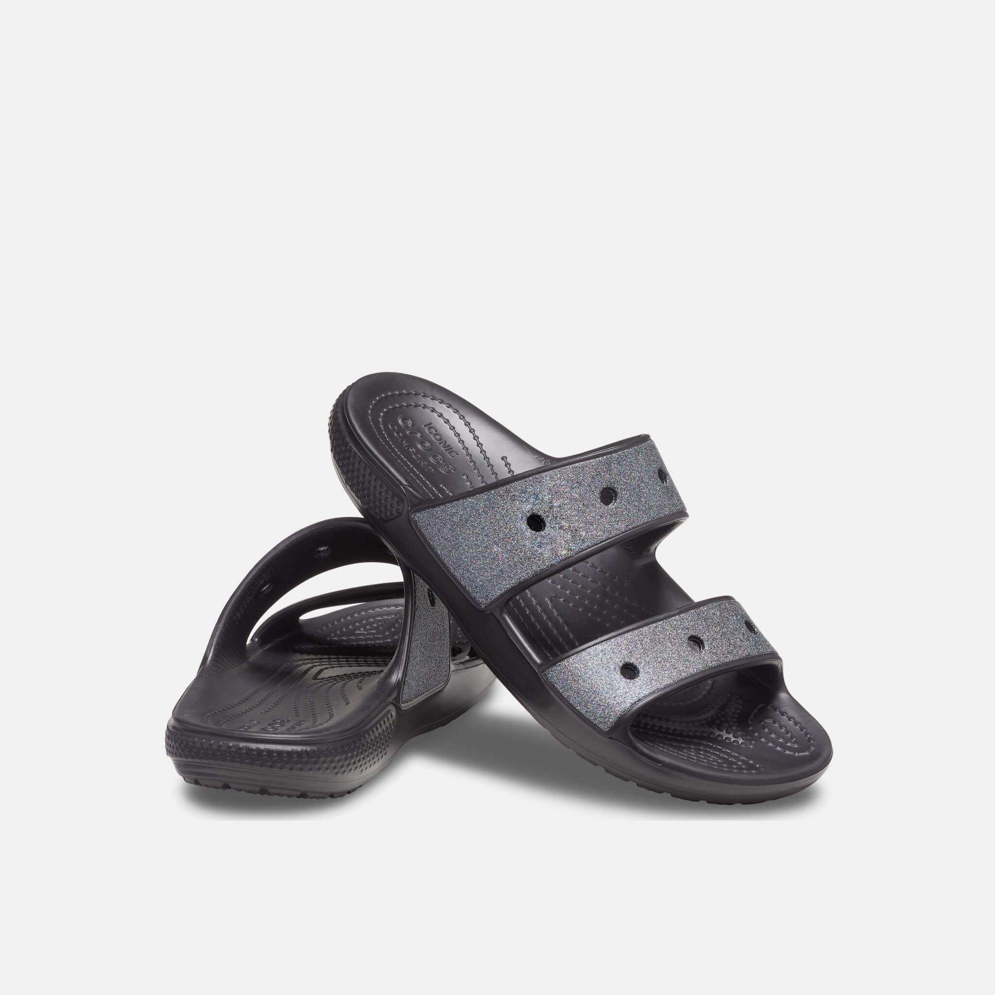 Classic Crocs Glitter II Sandal Black