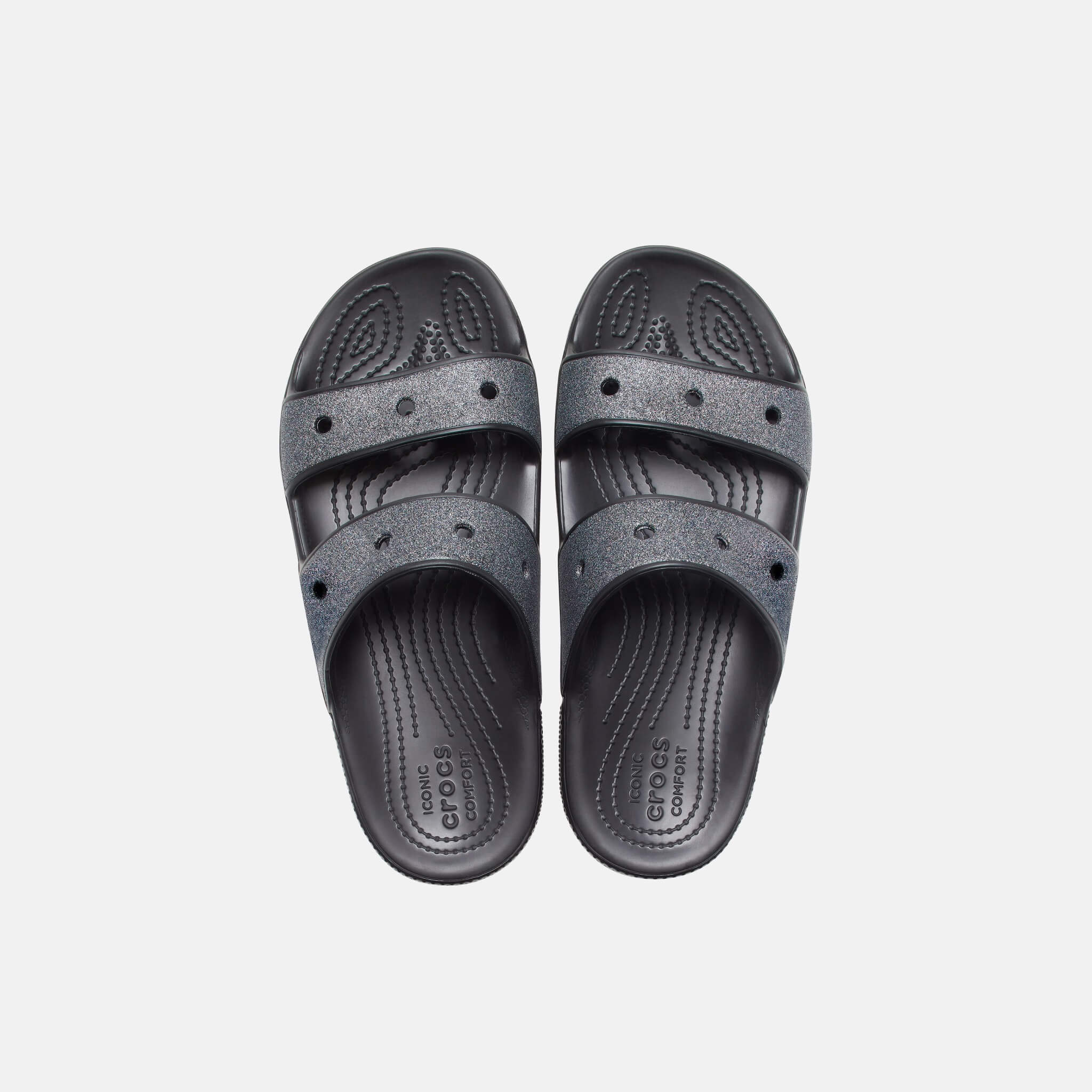 Classic Crocs Glitter II Sandal Black