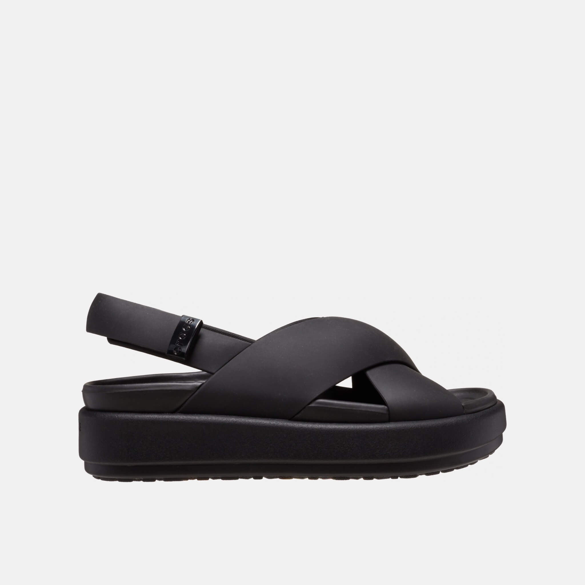 Brooklyn Luxe Cross Strap Black/Black