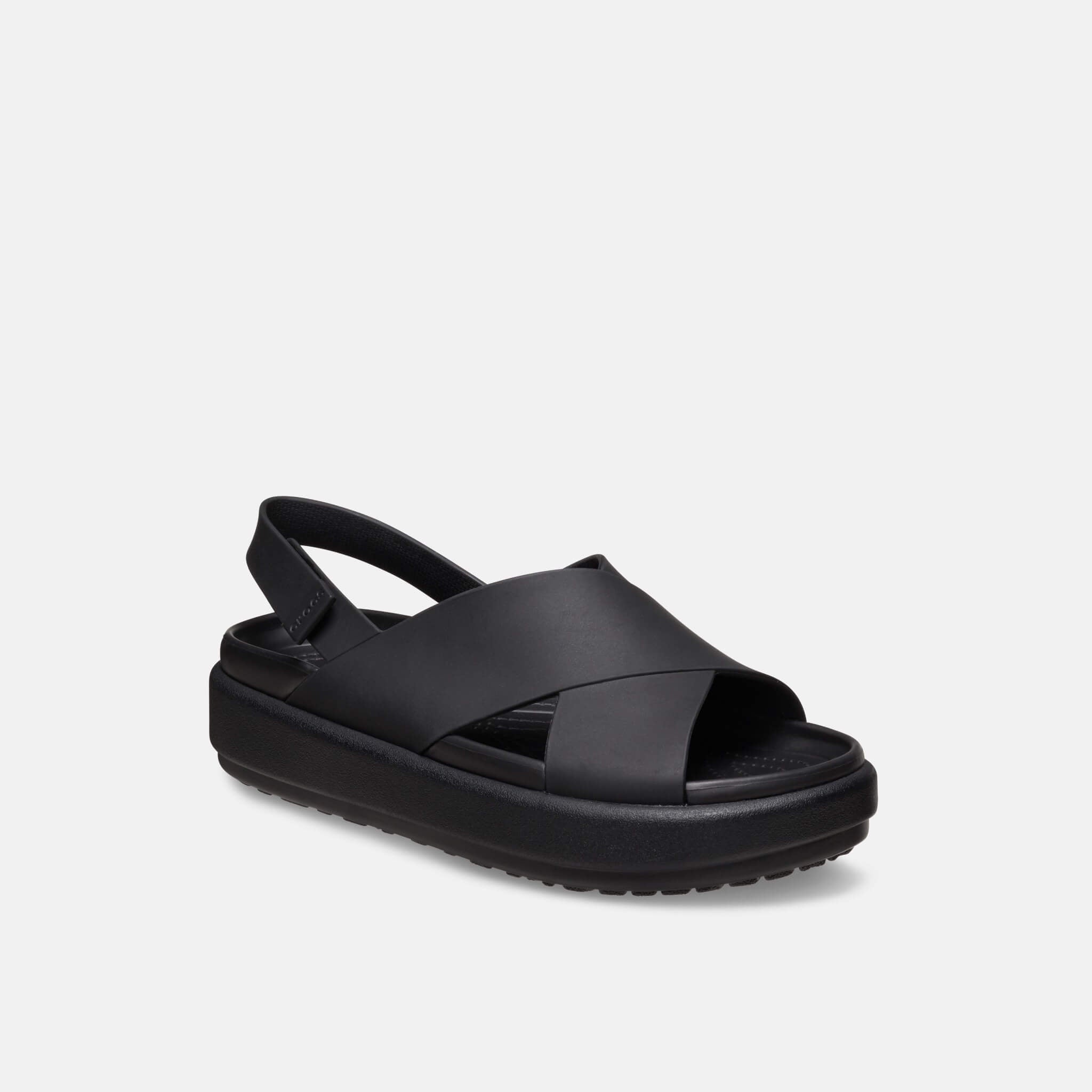 Brooklyn Luxe Cross Strap Black/Black