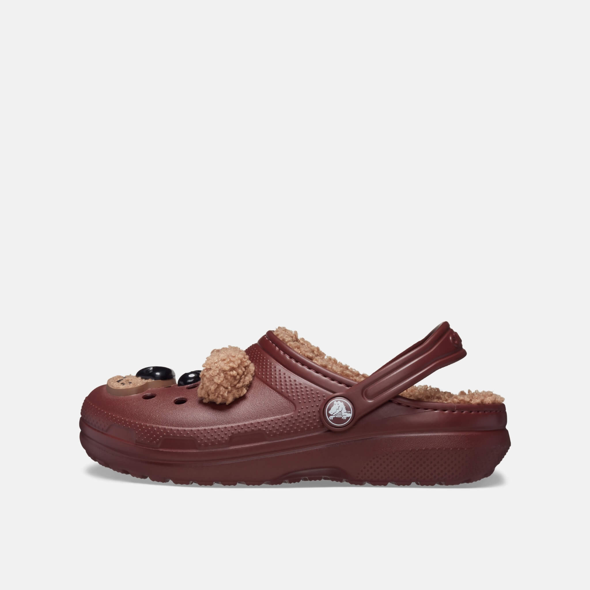 Classic Lined IAM Brown Bear Clog T Dark Clay