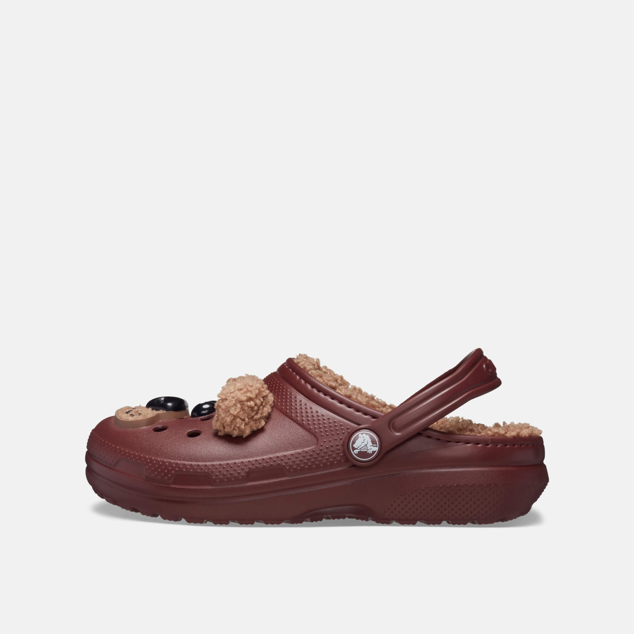 Classic Lined IAM Brown Bear Clog K Dark Clay