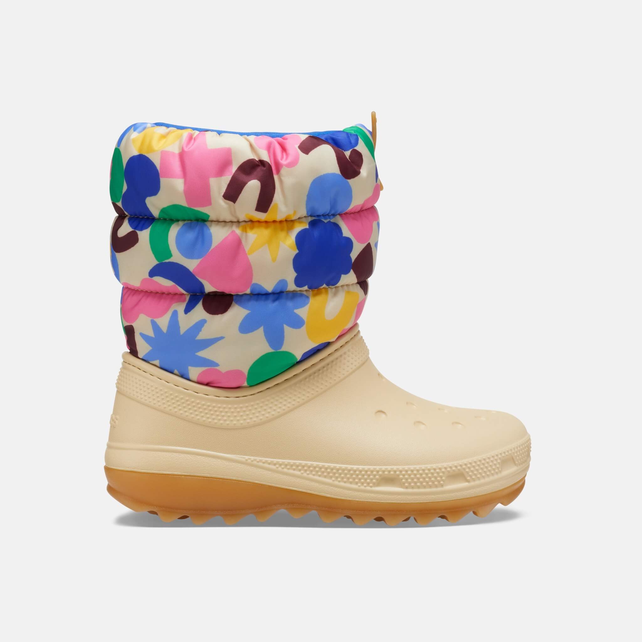 Classic NeoPuff Geo Shapes Boot K Shitake/Multi