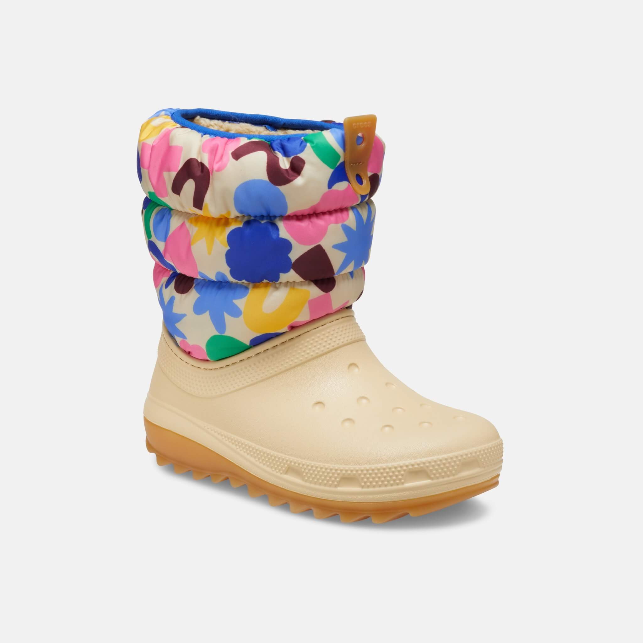 Classic NeoPuff Geo Shapes Boot K Shitake/Multi