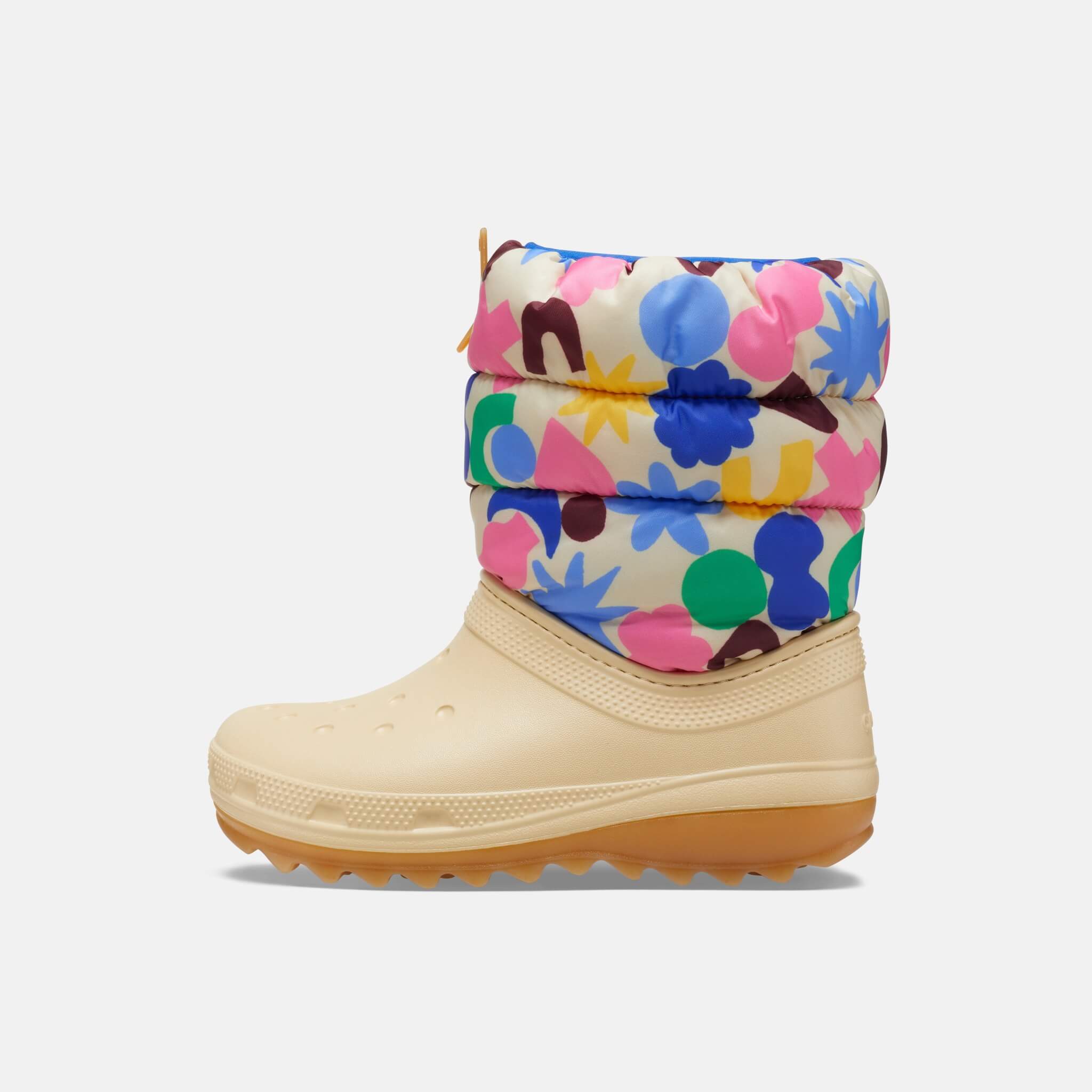 Classic NeoPuff Geo Shapes Boot K Shitake/Multi