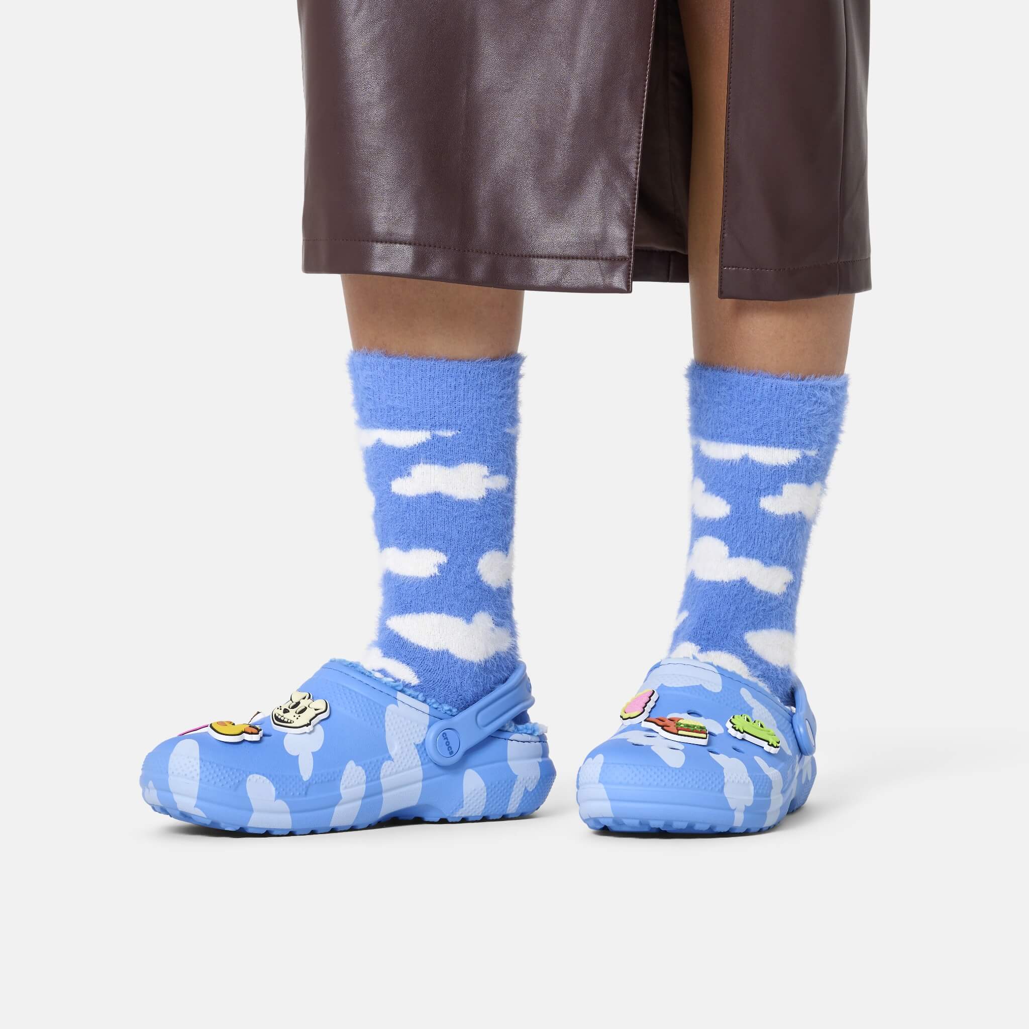 Happy Socks X Crocs Classic Bundle Powder Blue