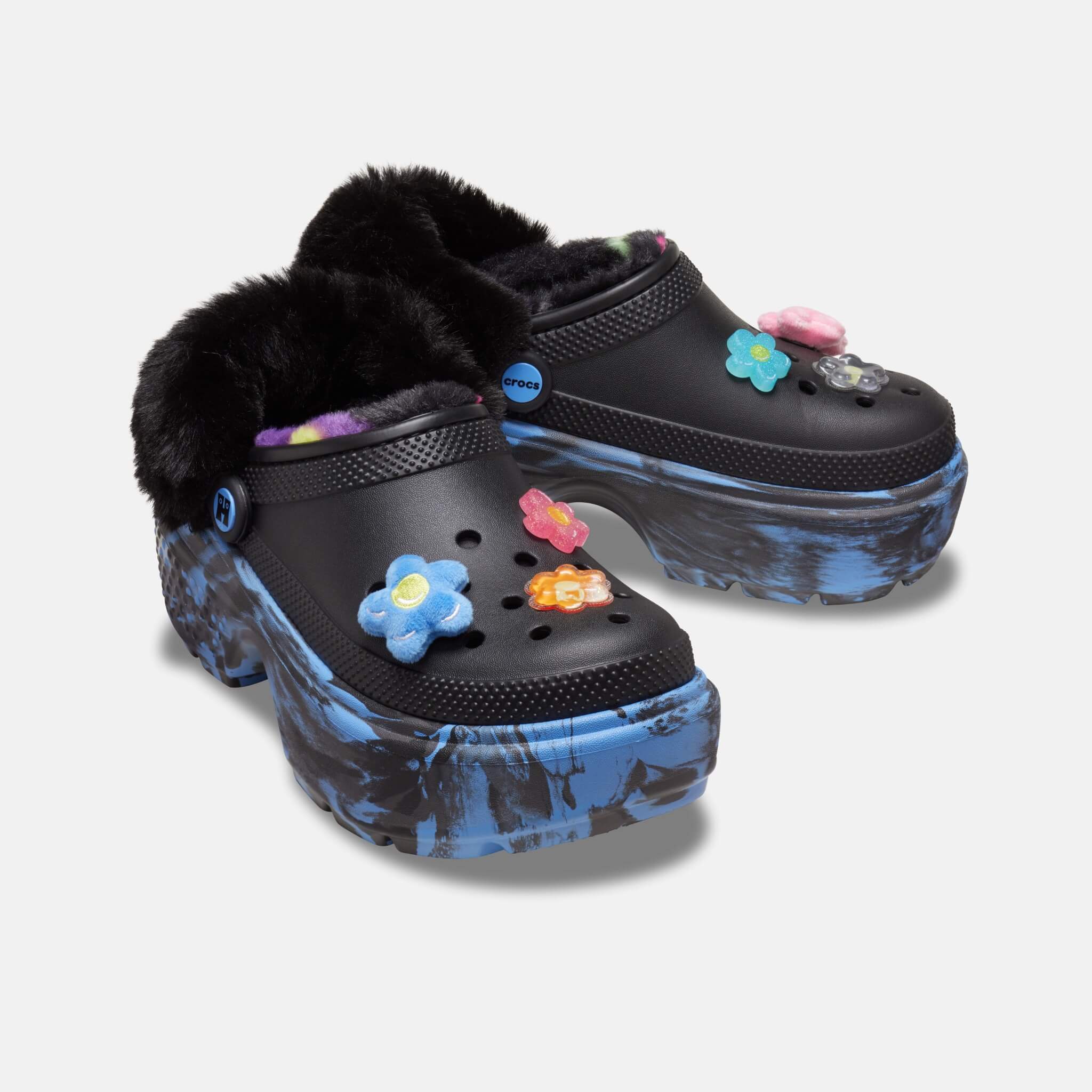 Happy Socks X Crocs Stomp Bundle Black/Teal