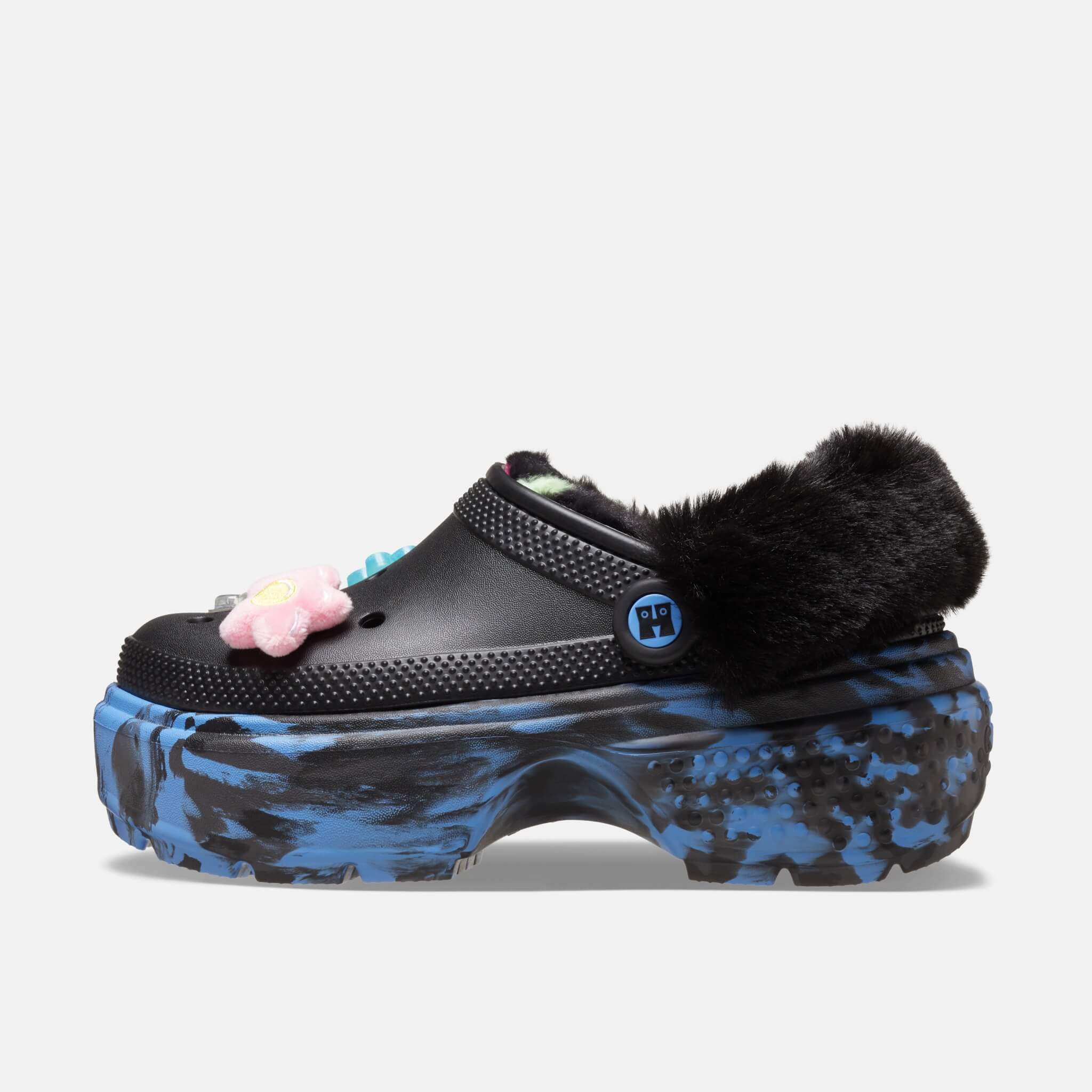 Happy Socks X Crocs Stomp Bundle Black/Teal