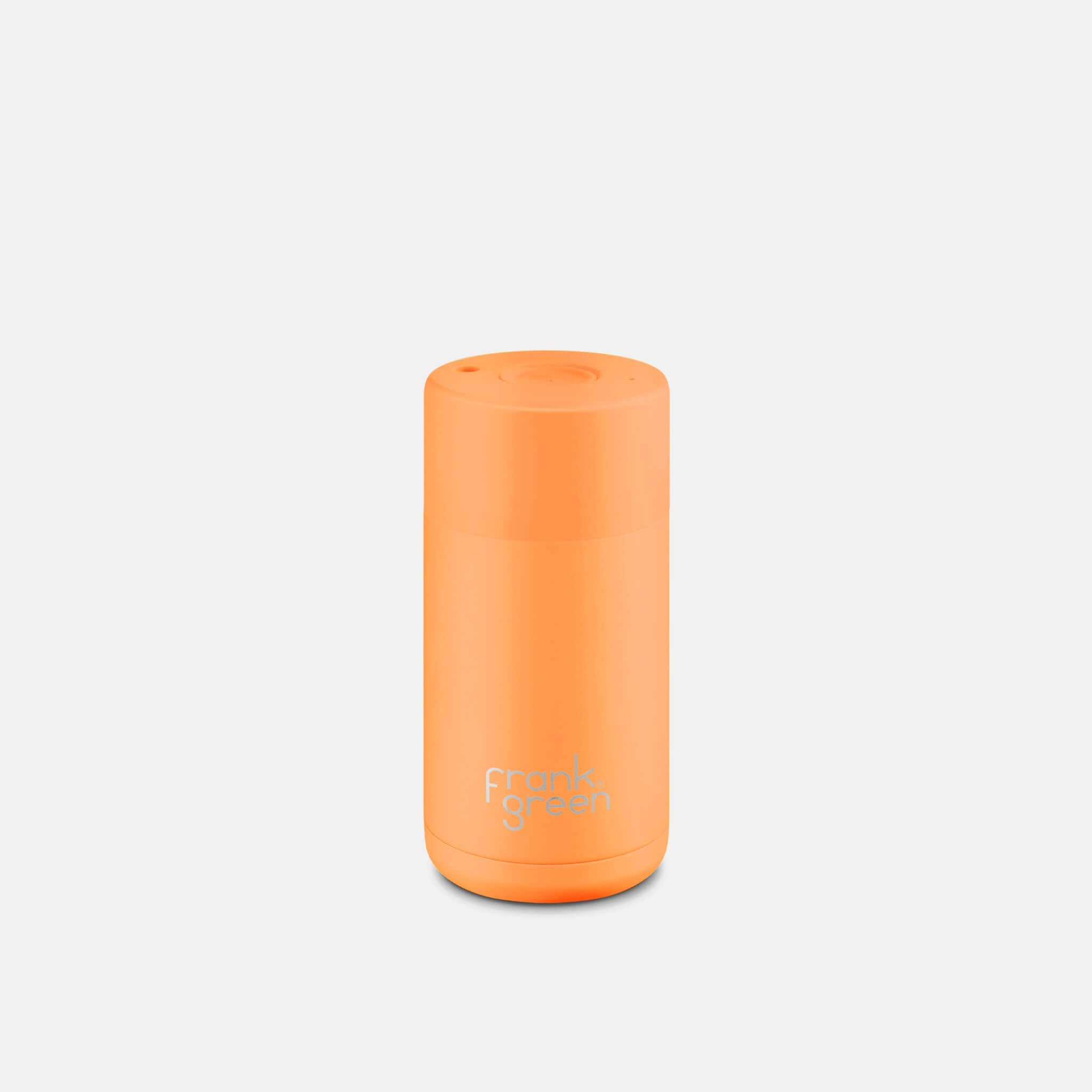 Ceramic Reusable Cup Neon Orange