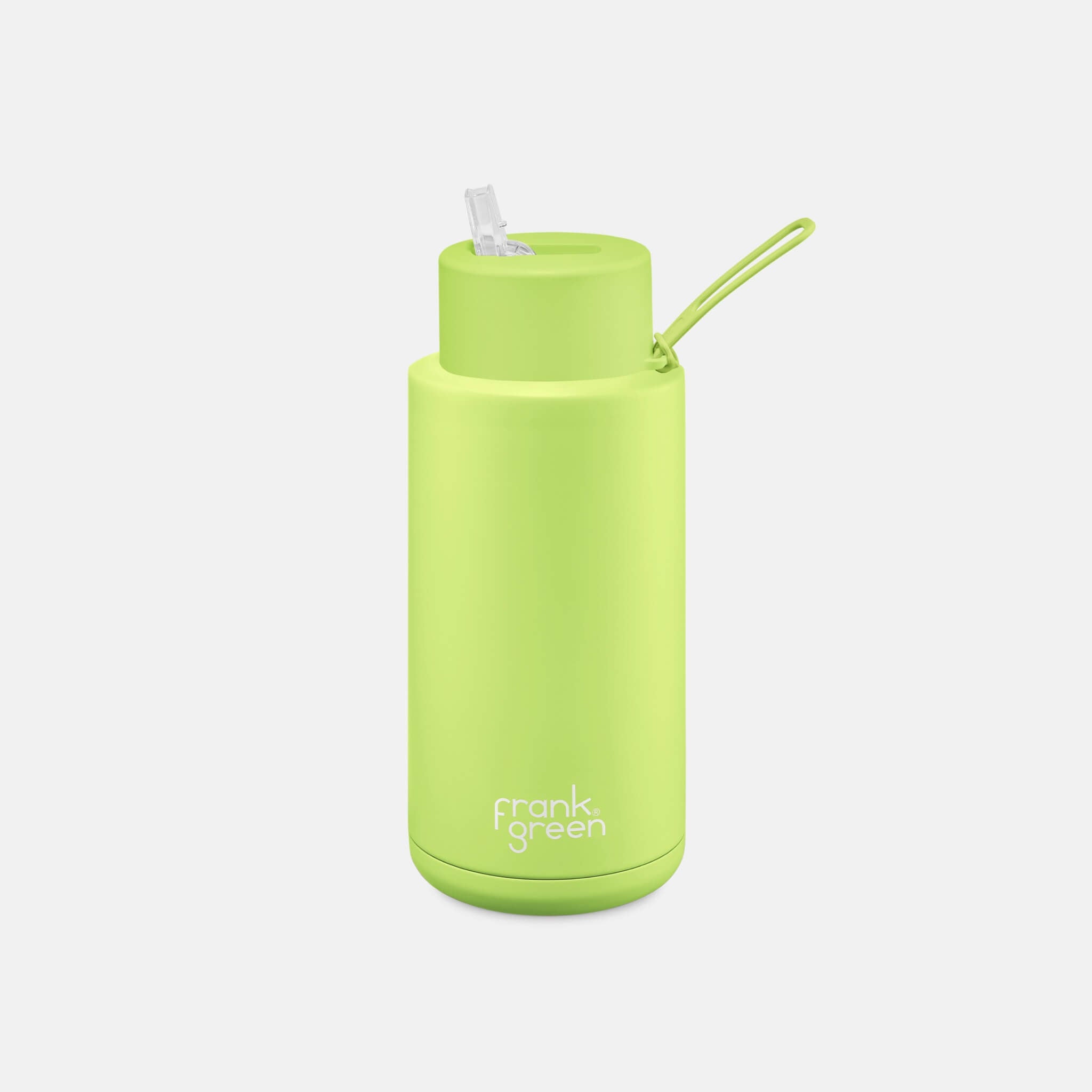 Ceramic Reusable Bottle Pistachio Green