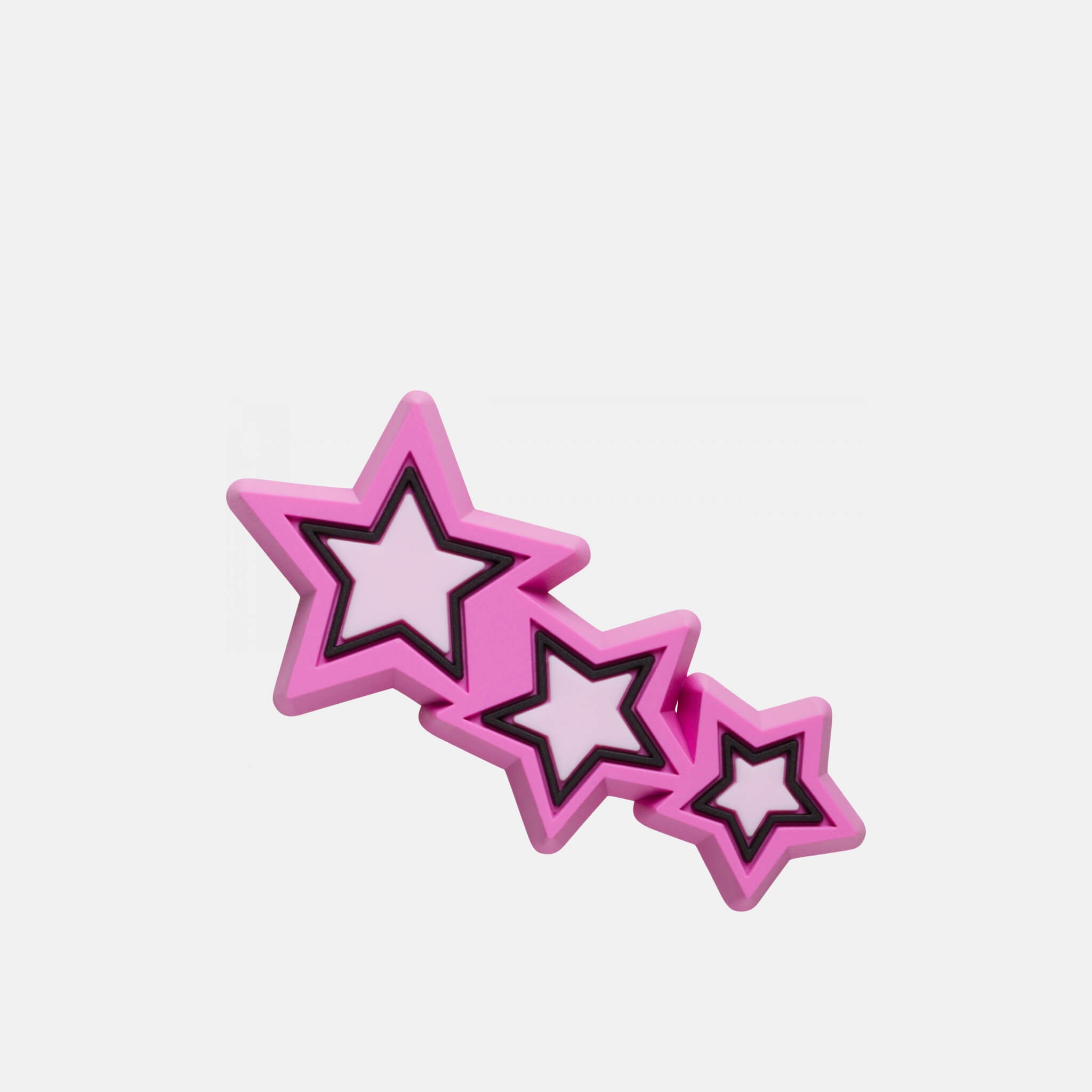 Odznáček Jibbitz - Triple Pink Star