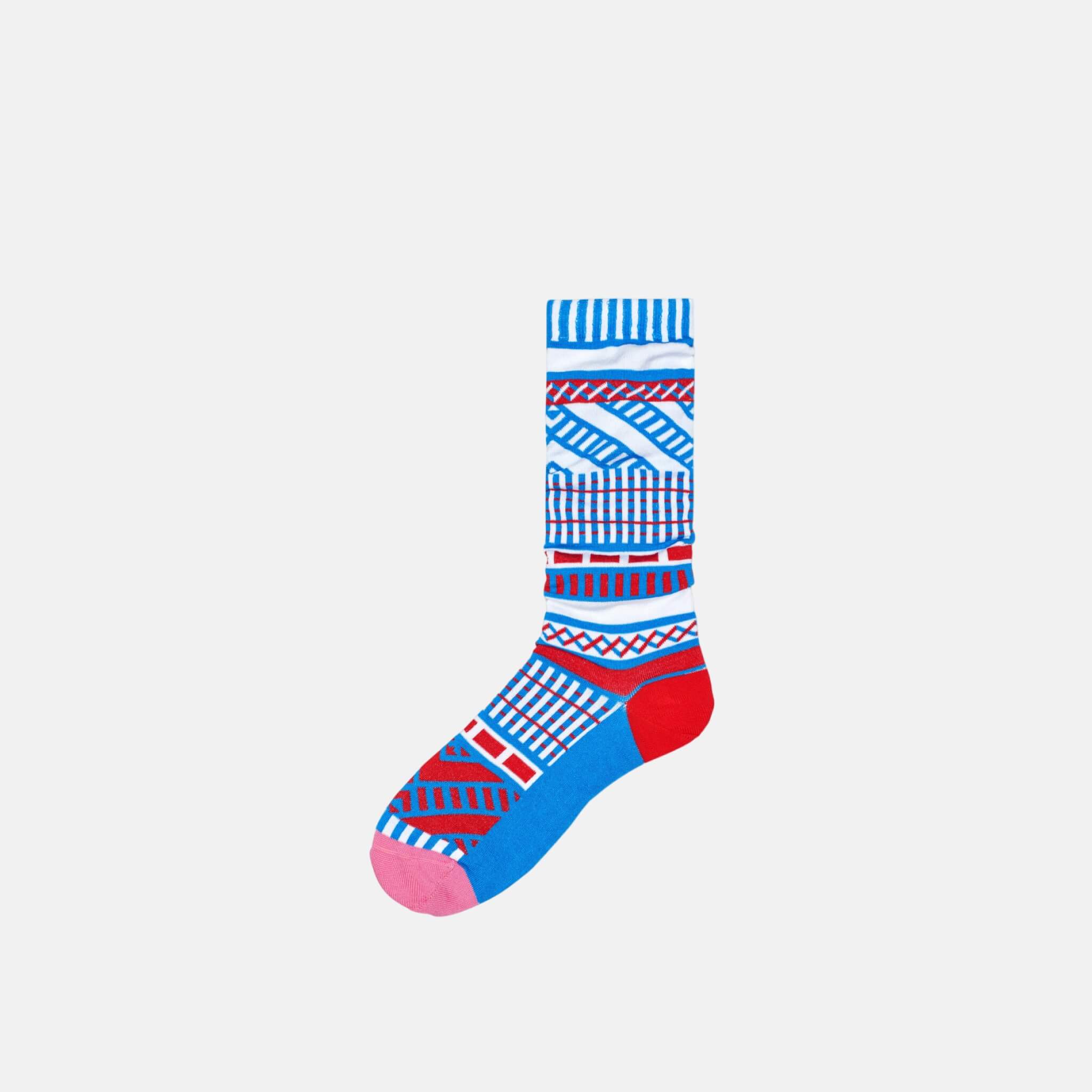Dámské modro-bílé teplé ponožky Happy Socks Estelle  // kolekce Hysteria